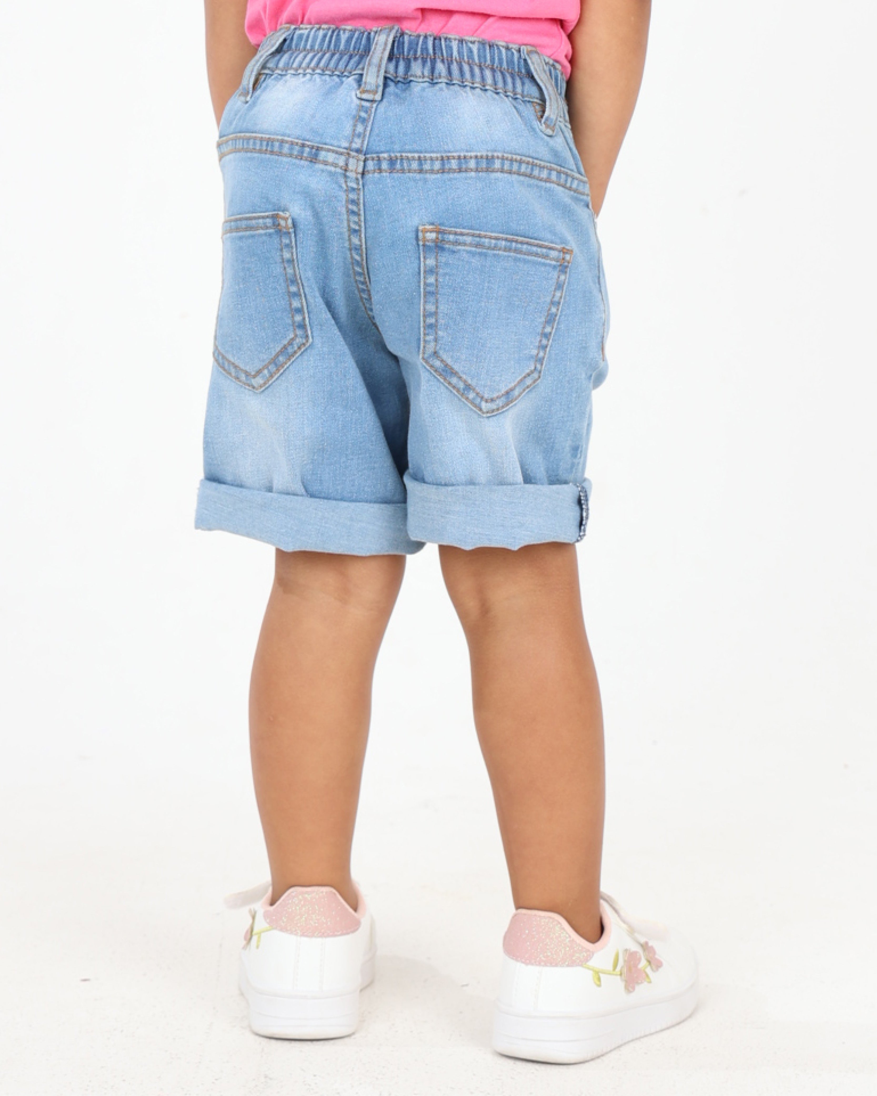 Turn Up Detail Bermuda Shorts