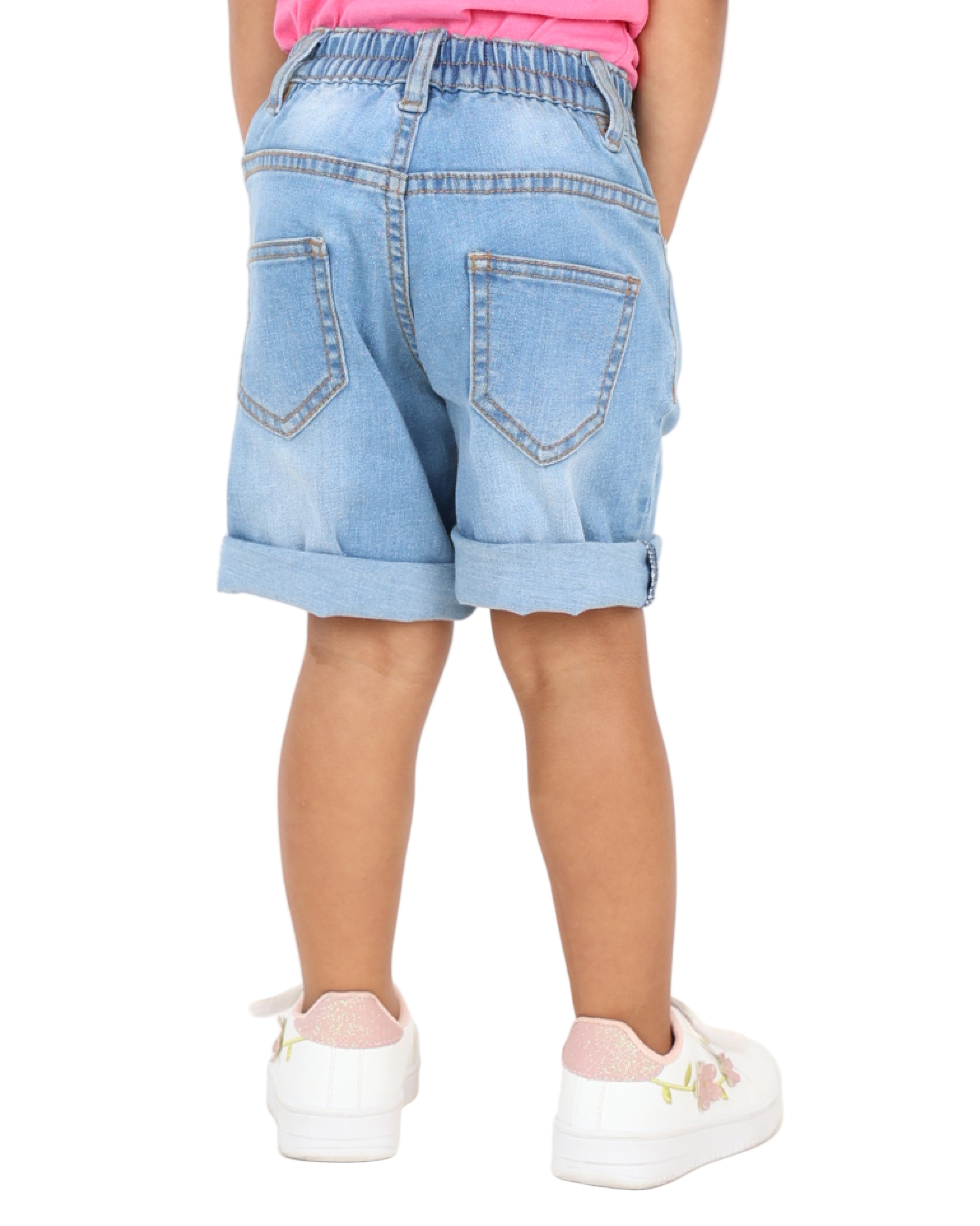 Turn Up Detail Bermuda Shorts