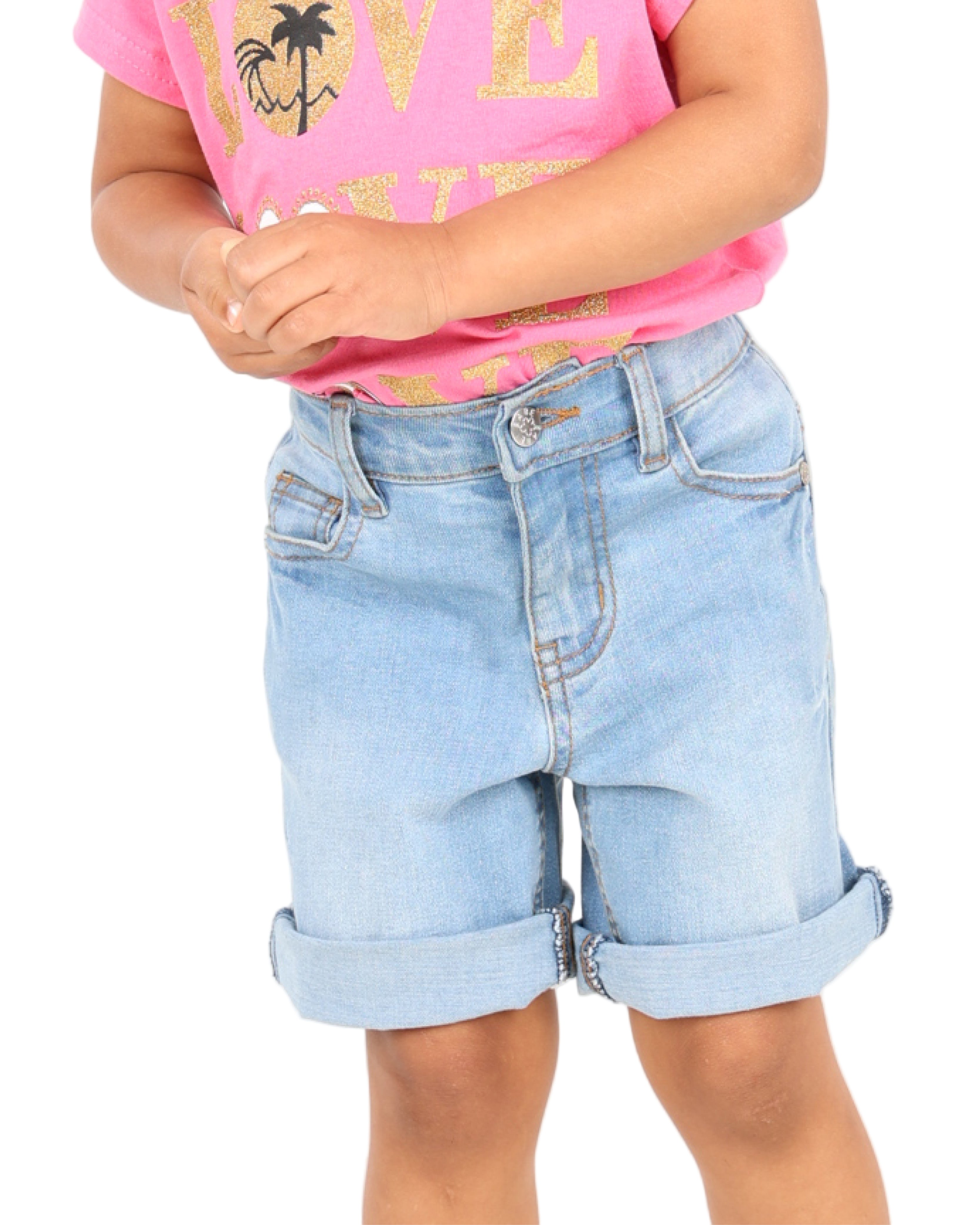 Turn Up Detail Bermuda Shorts