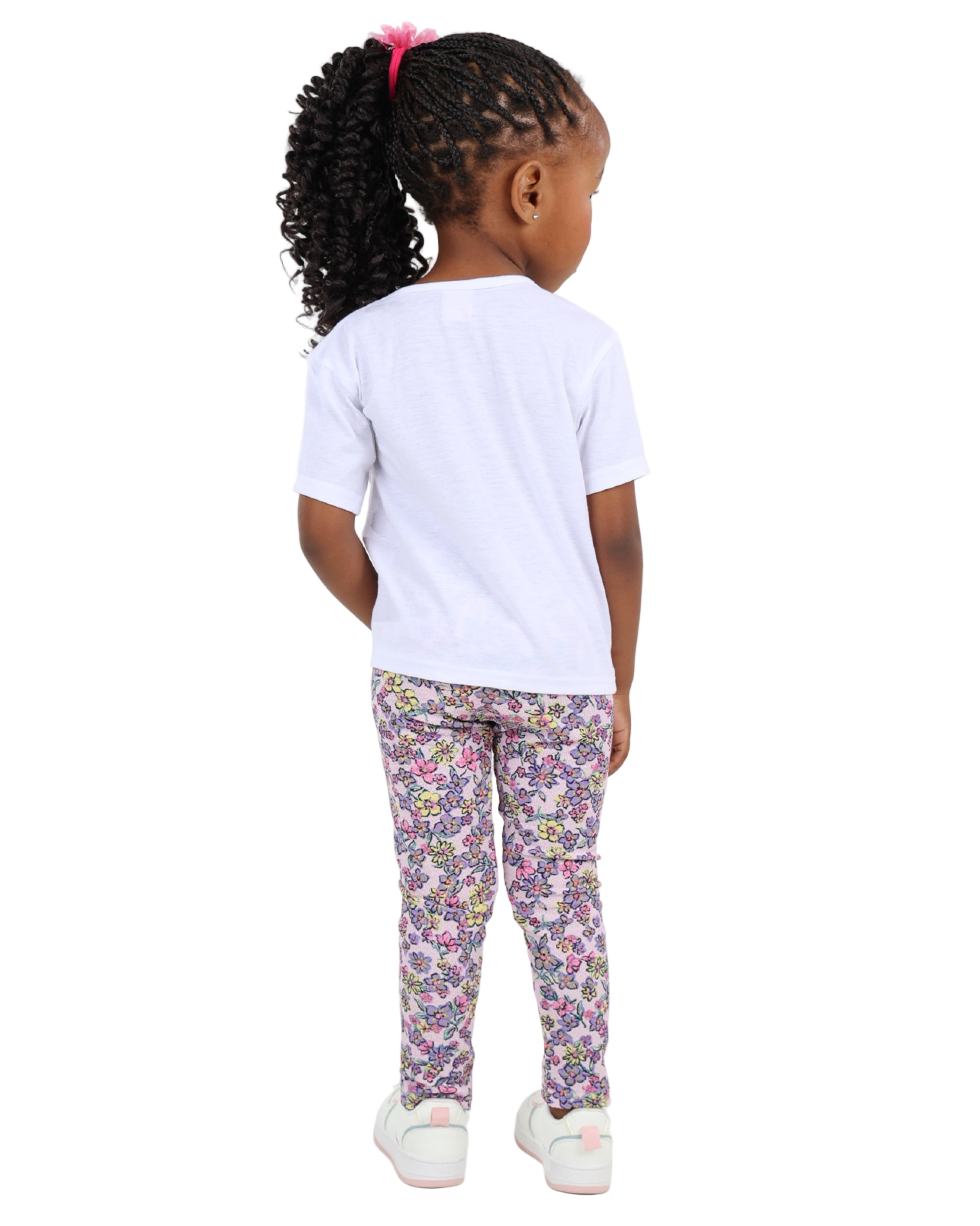 Floral Print Leggings Set