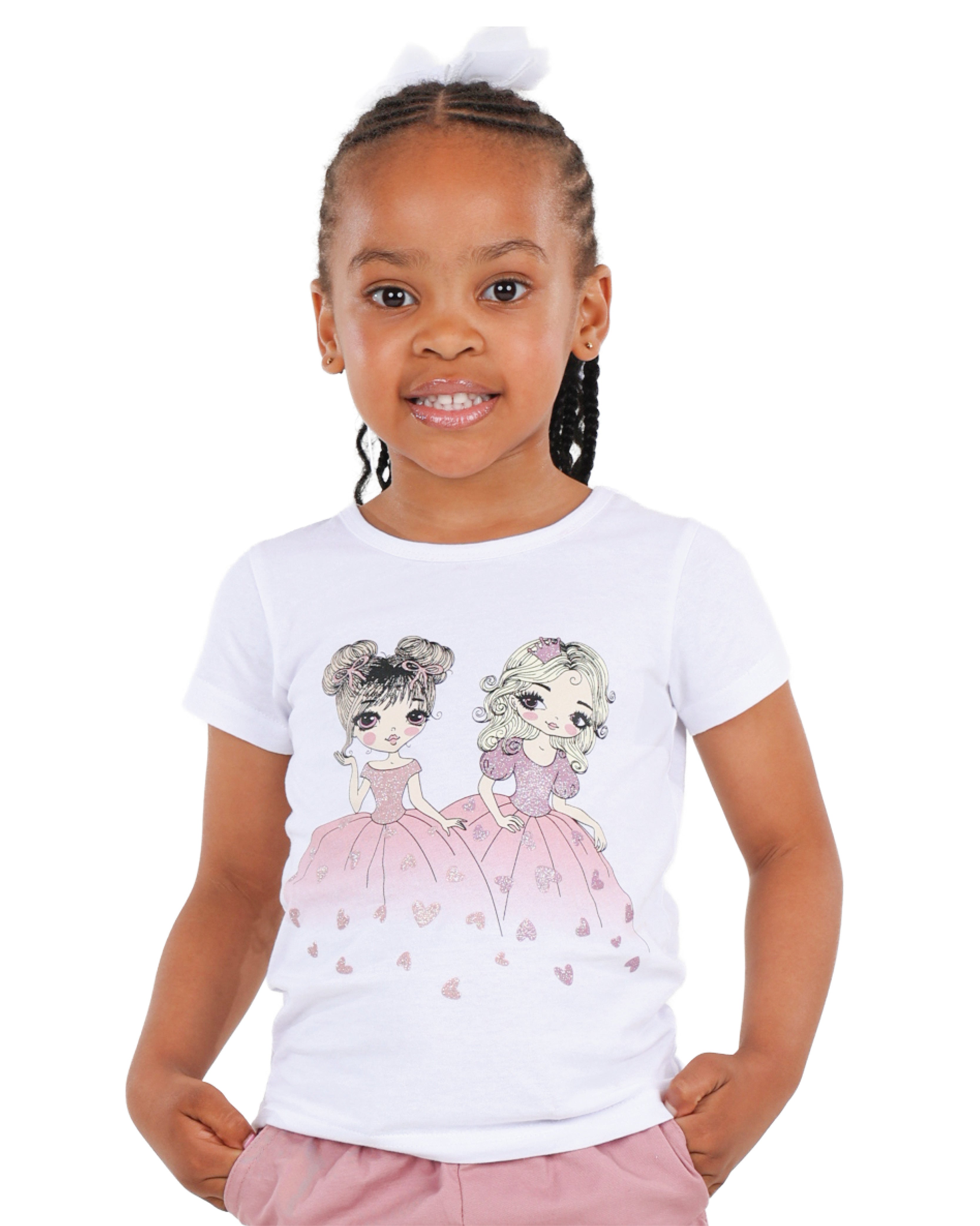Girls/Sparkle 2pk Short Sleeve T-Shirts