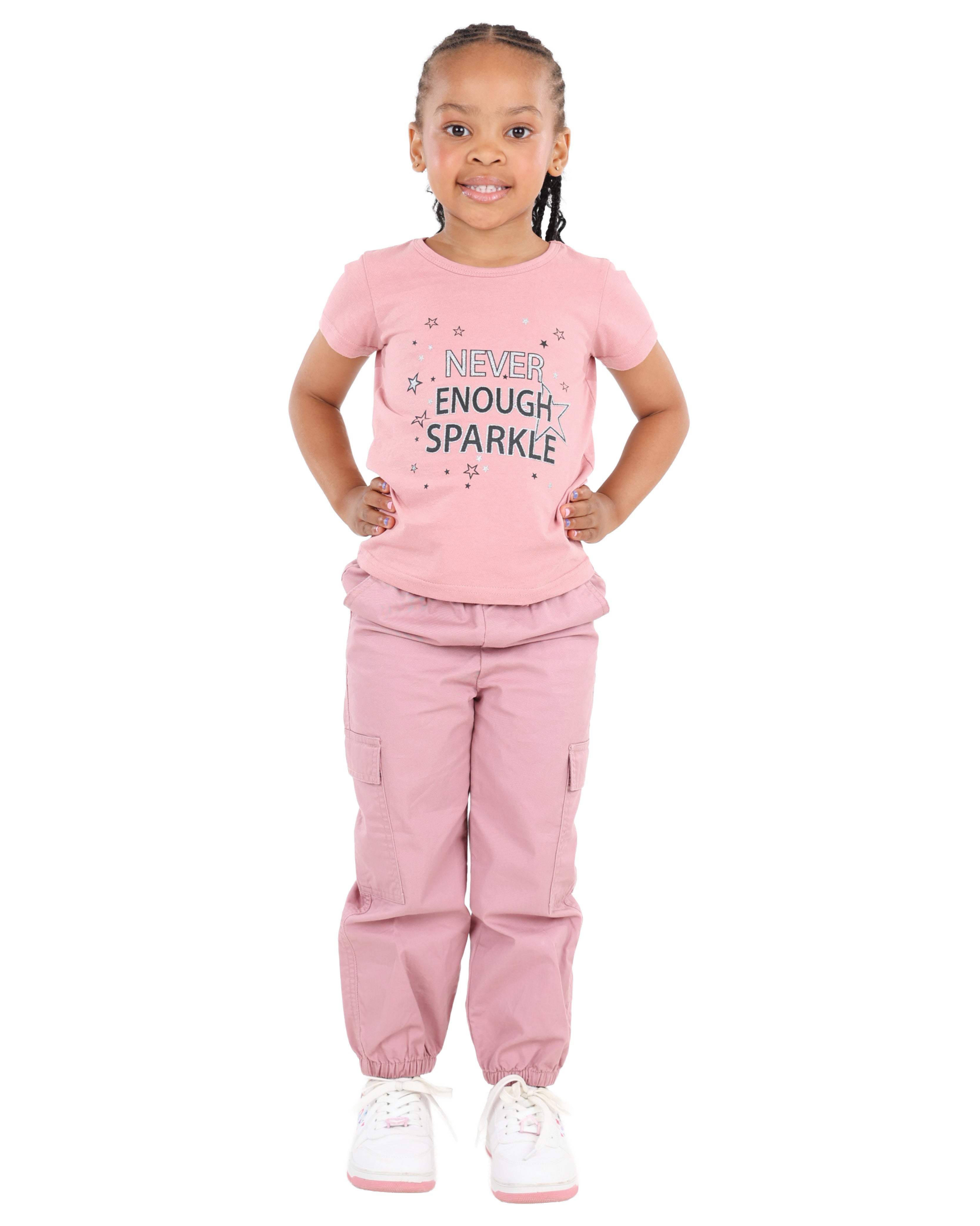 Girls/Sparkle 2pk Short Sleeve T-Shirts