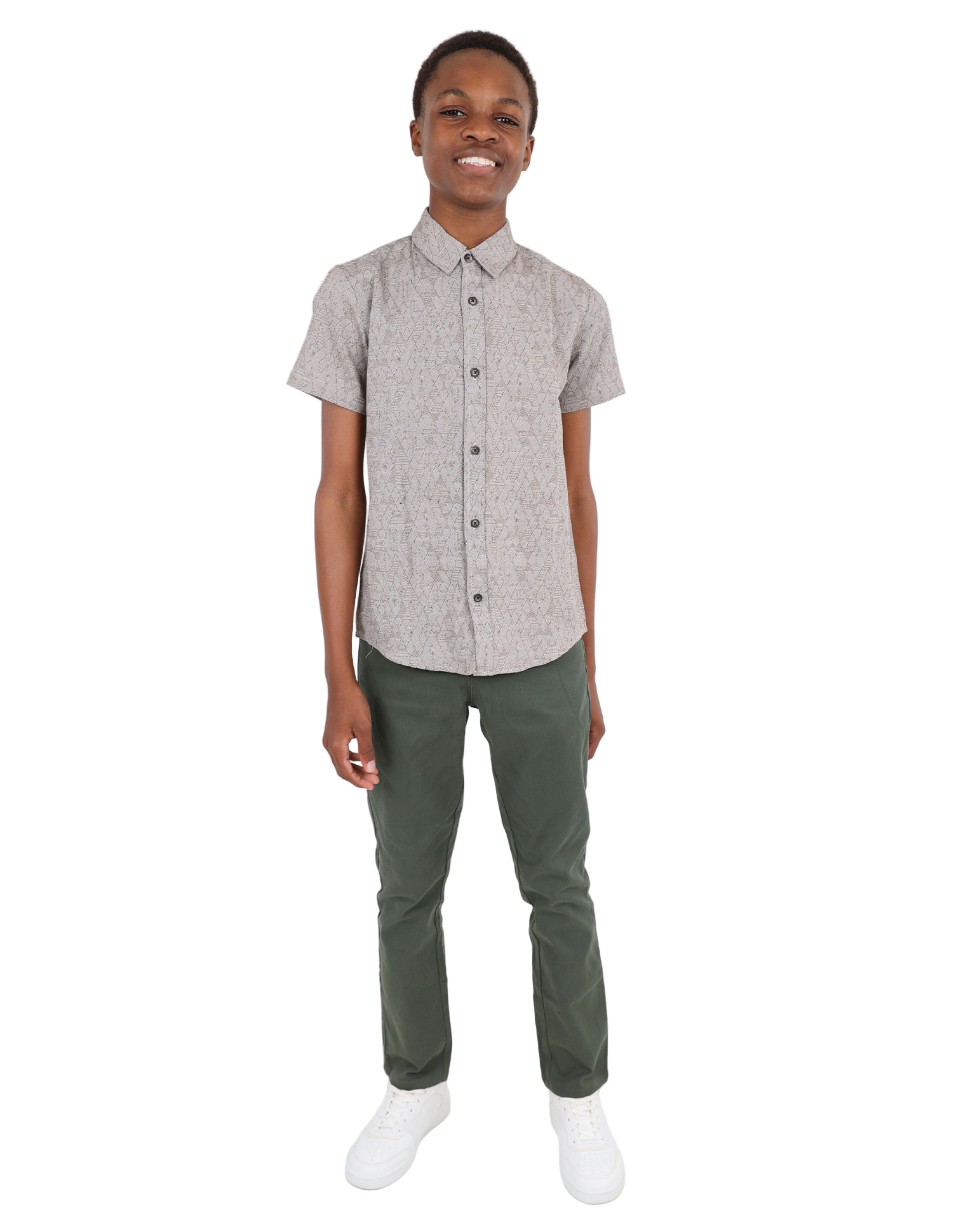 Jacquard Short Sleeve Shirt