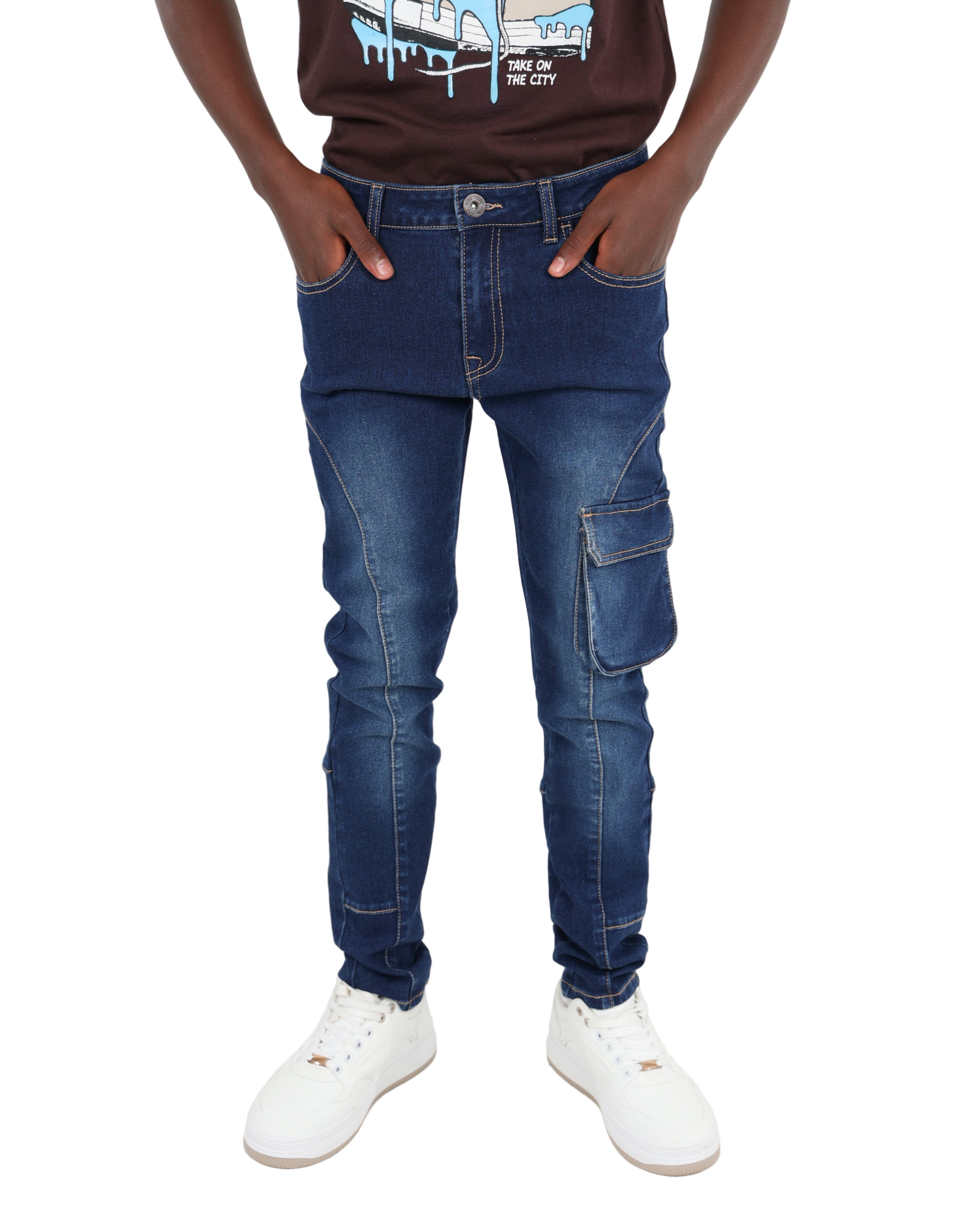 Slim Fit Cargo Jeans