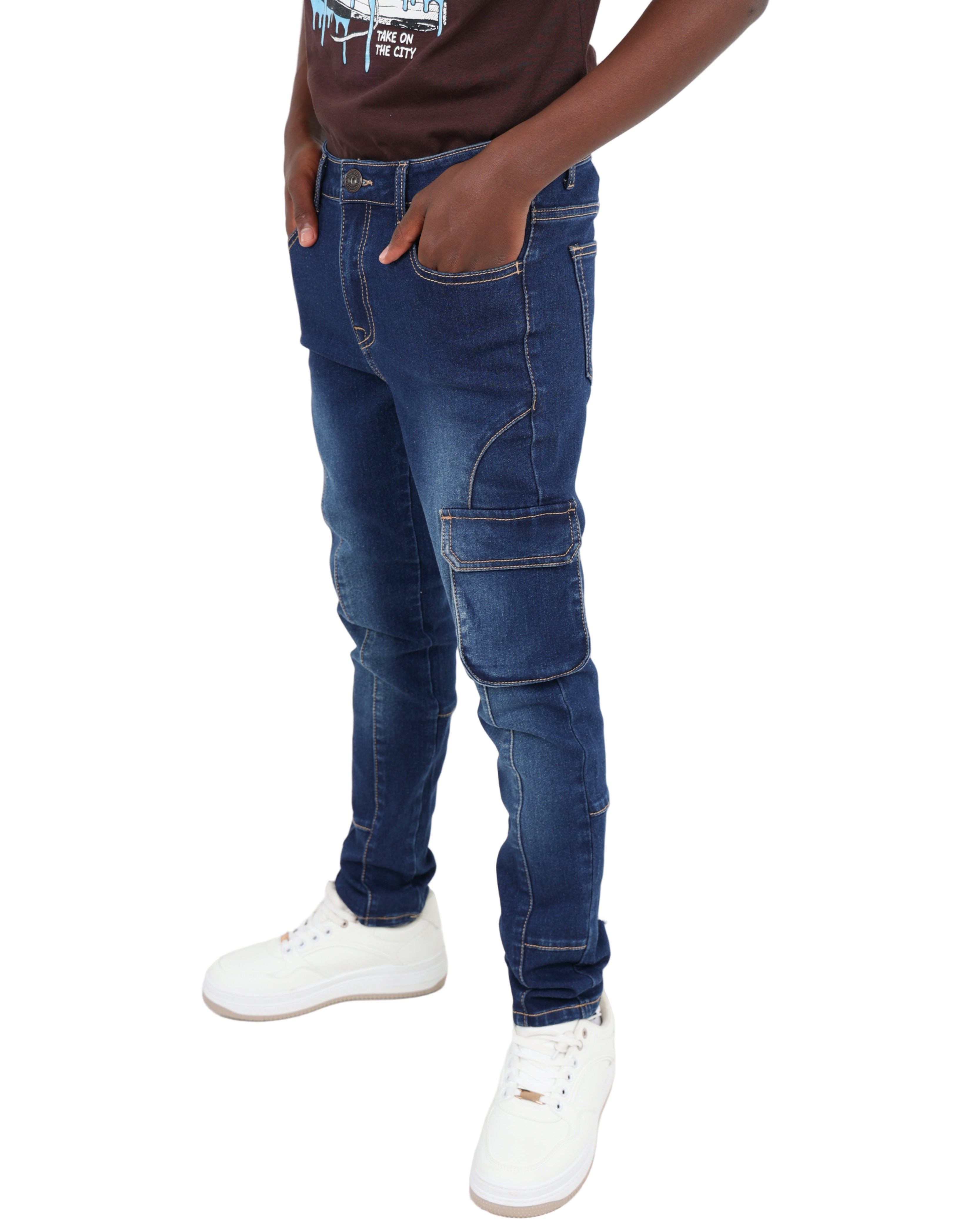 Slim Fit Cargo Jeans