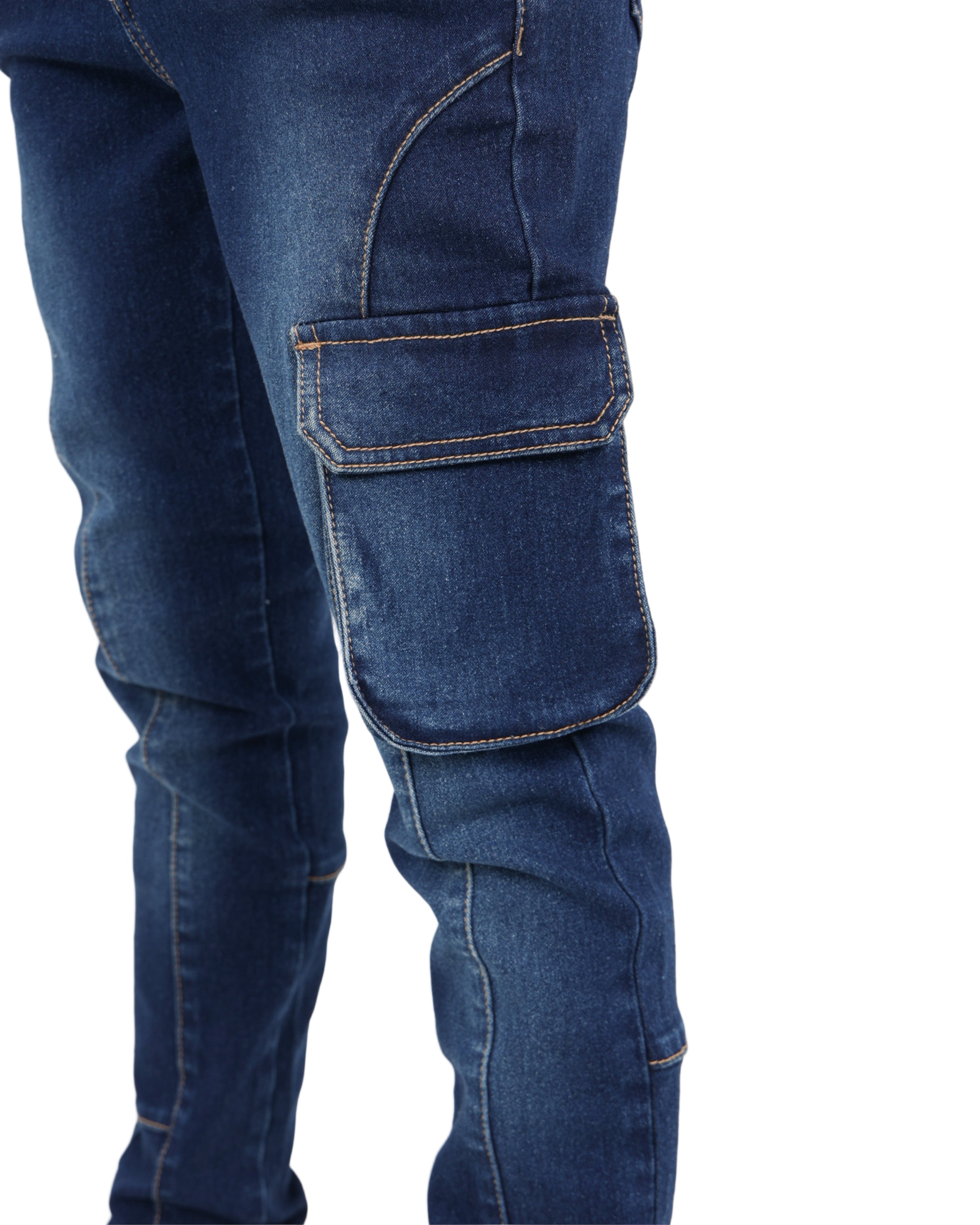 Slim Fit Cargo Jeans