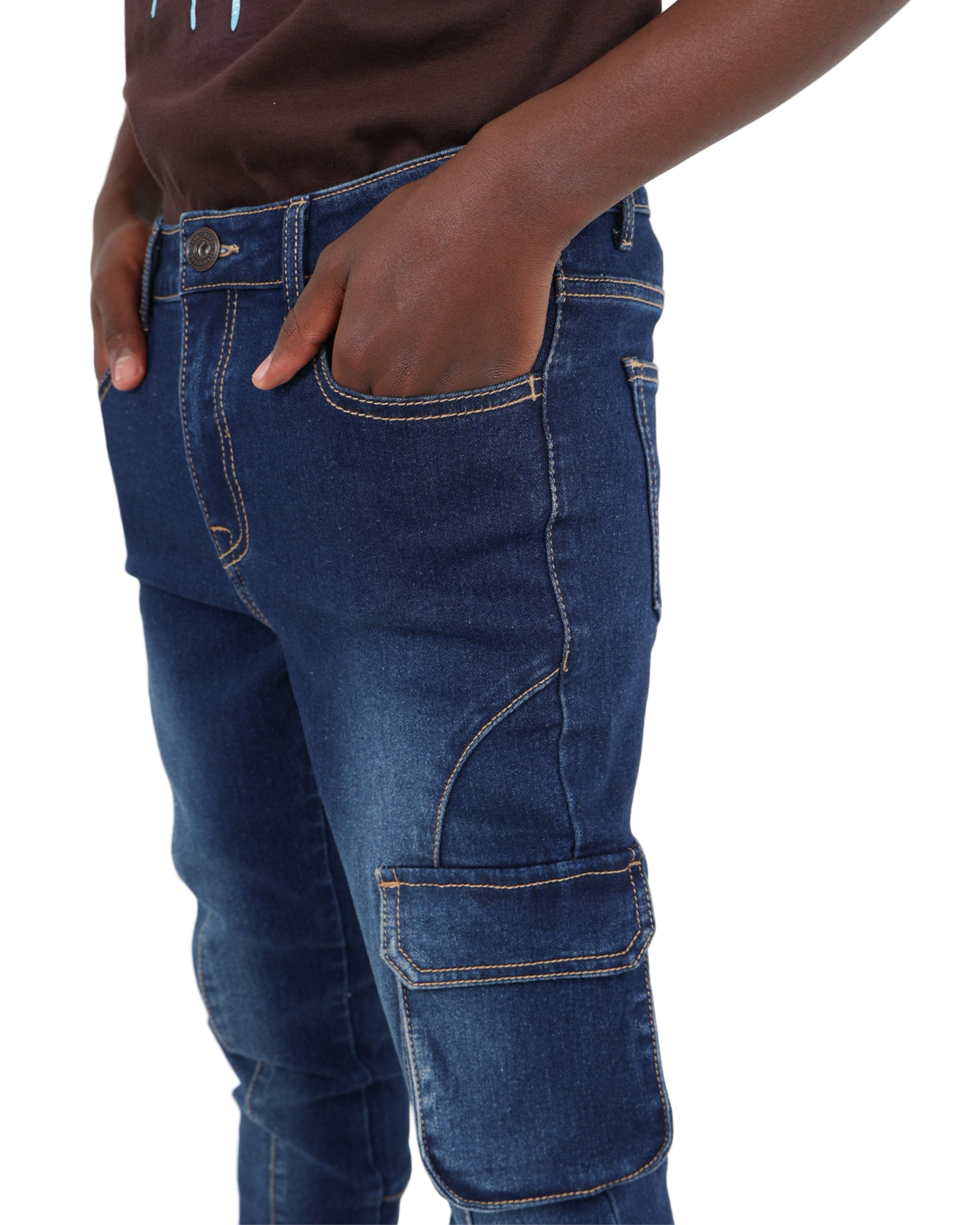 Slim Fit Cargo Jeans
