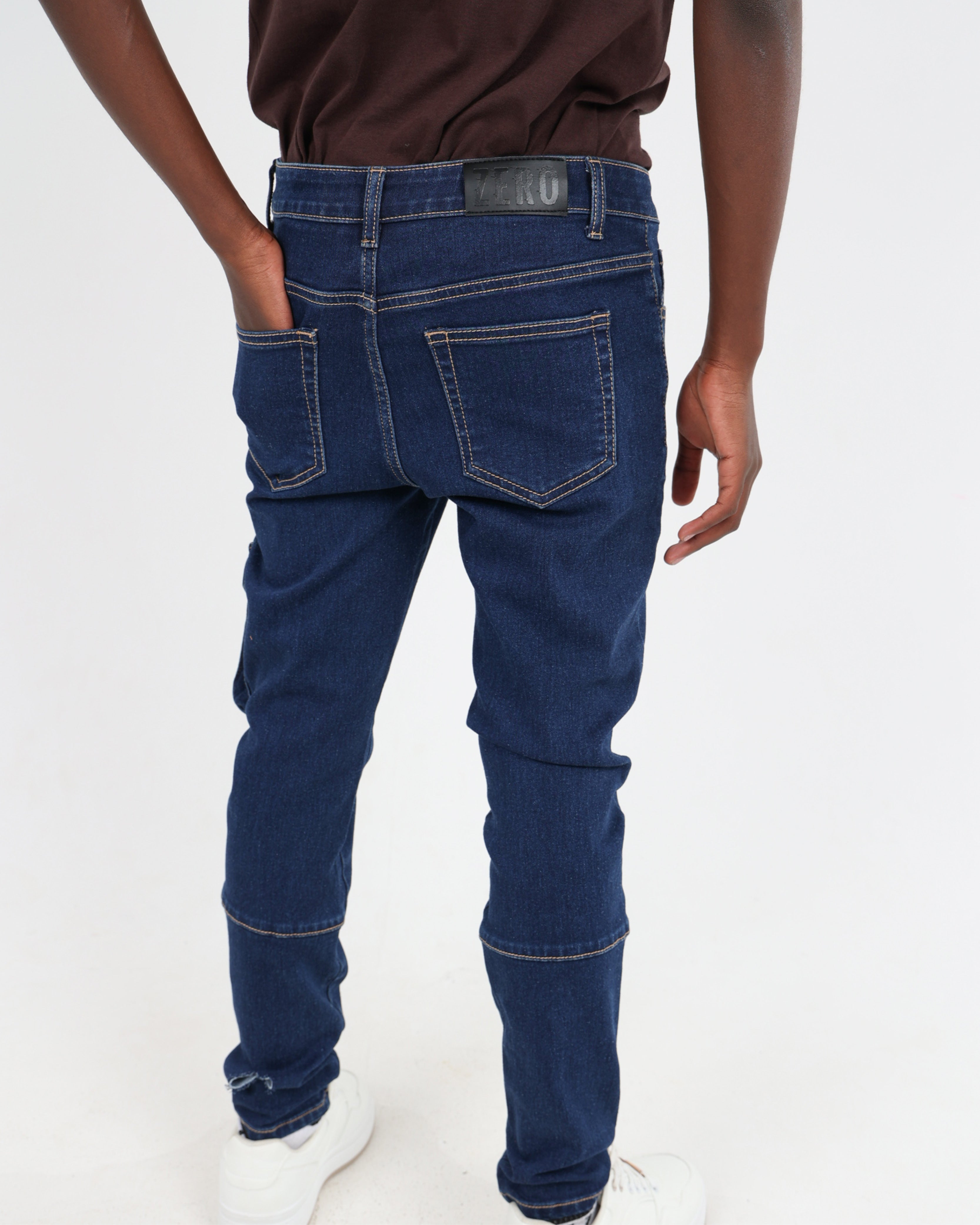Boys Slim Fit Cargo Jeans