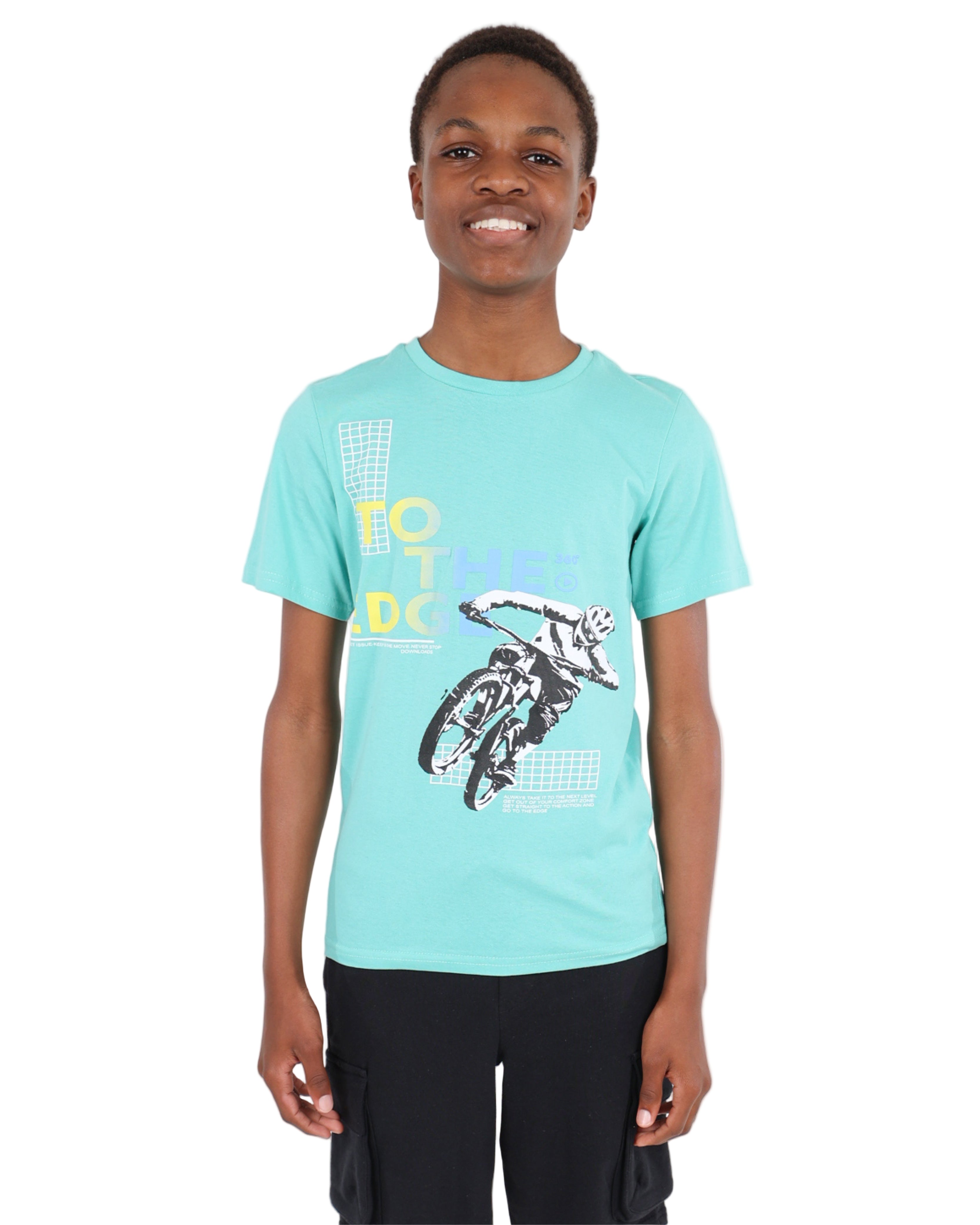 Short Sleeve Dirt Bike Graphic T-Shirt