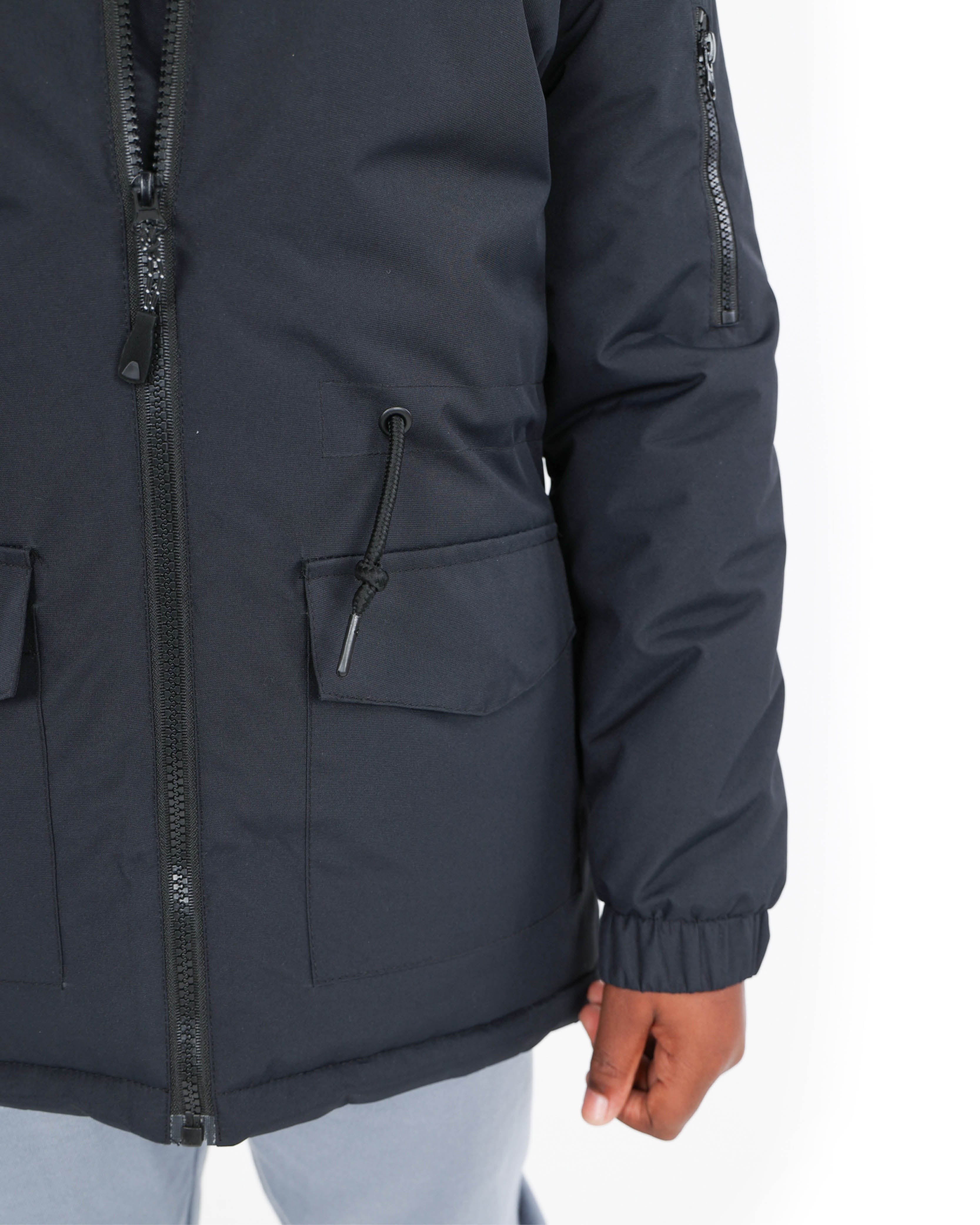 Longer Length Hooded Parka