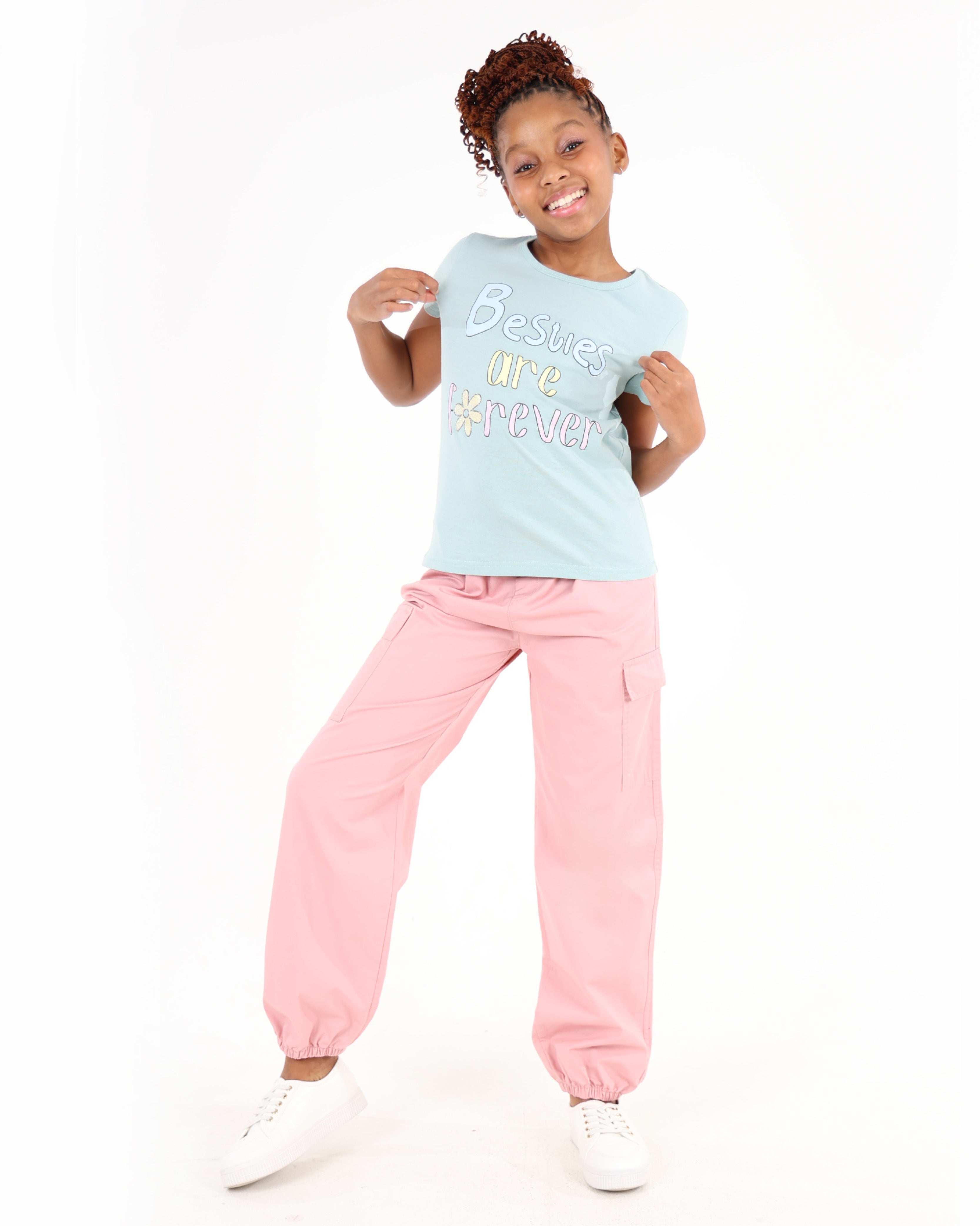 Pink Cargo Joggers
