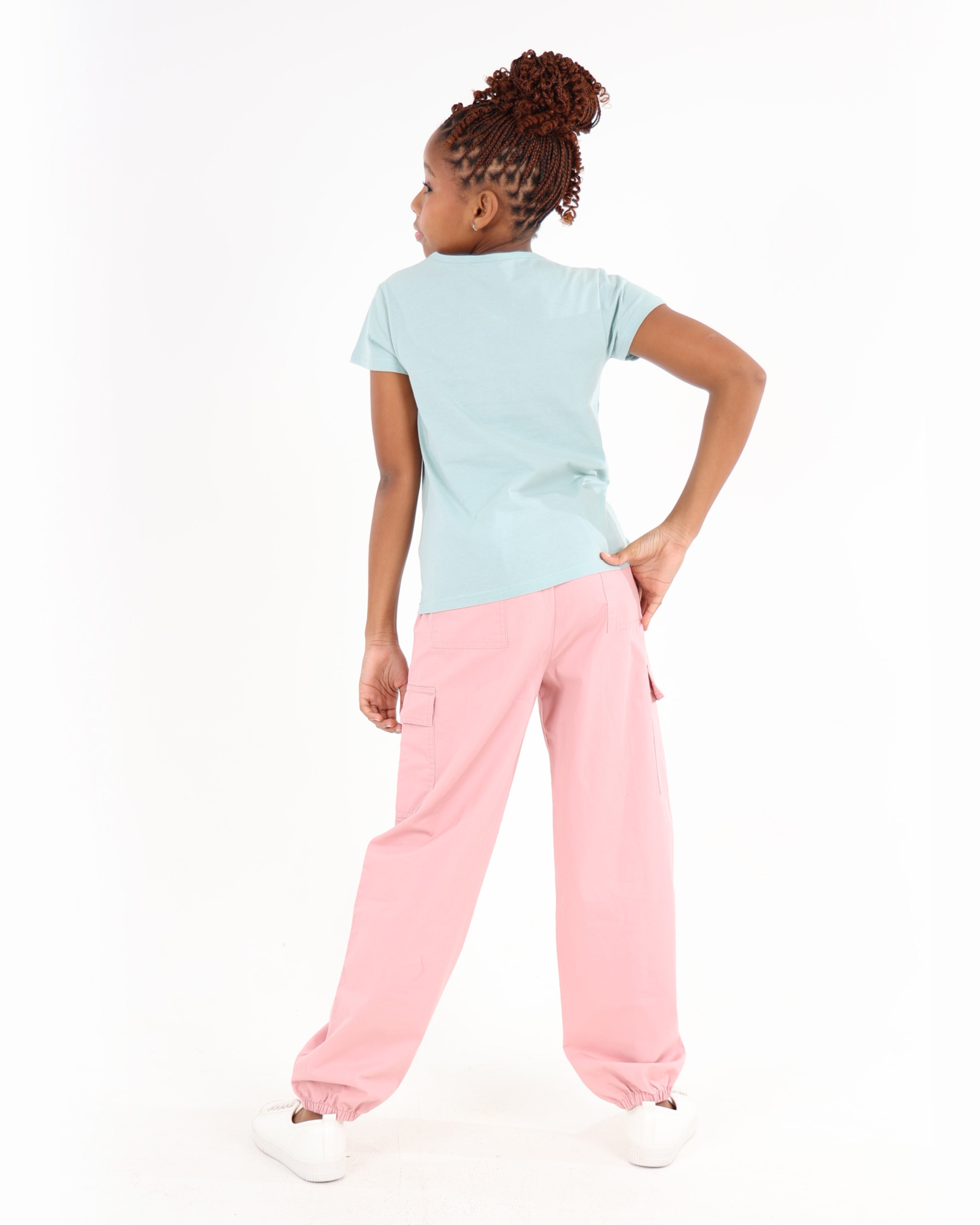 Pink Cargo Joggers
