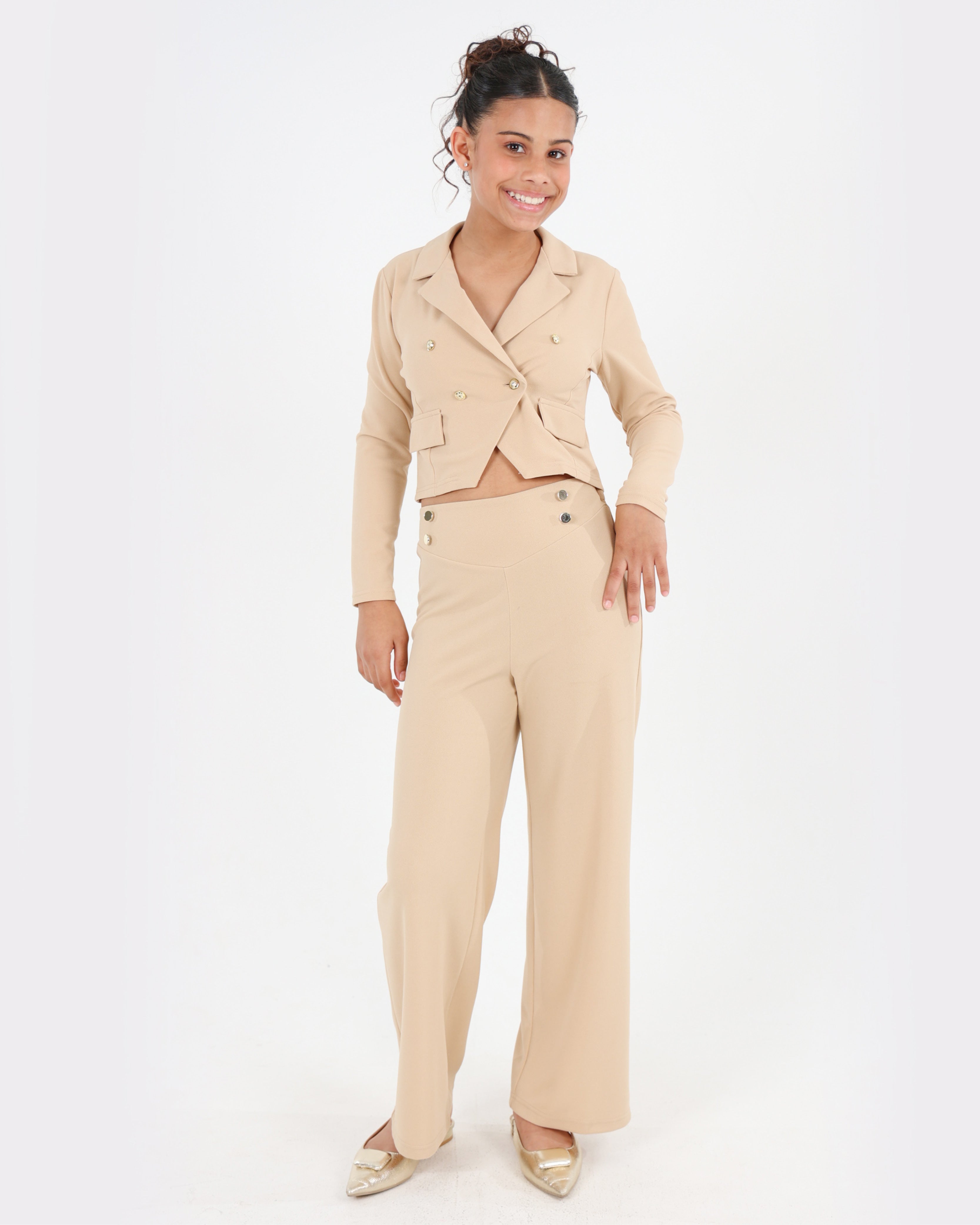 Smart Cross Over Cropped Jacket
