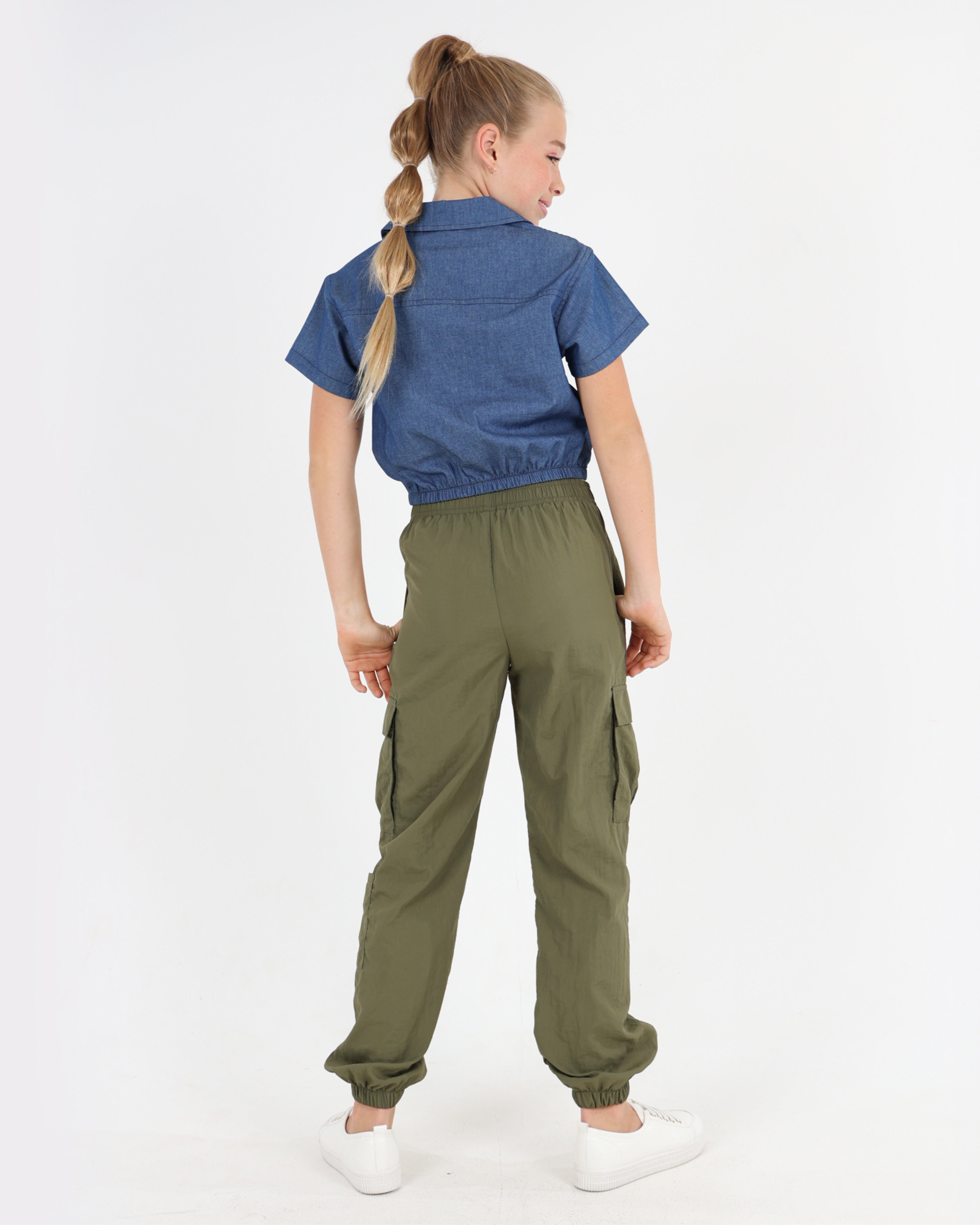 Olive Cargo Joggers