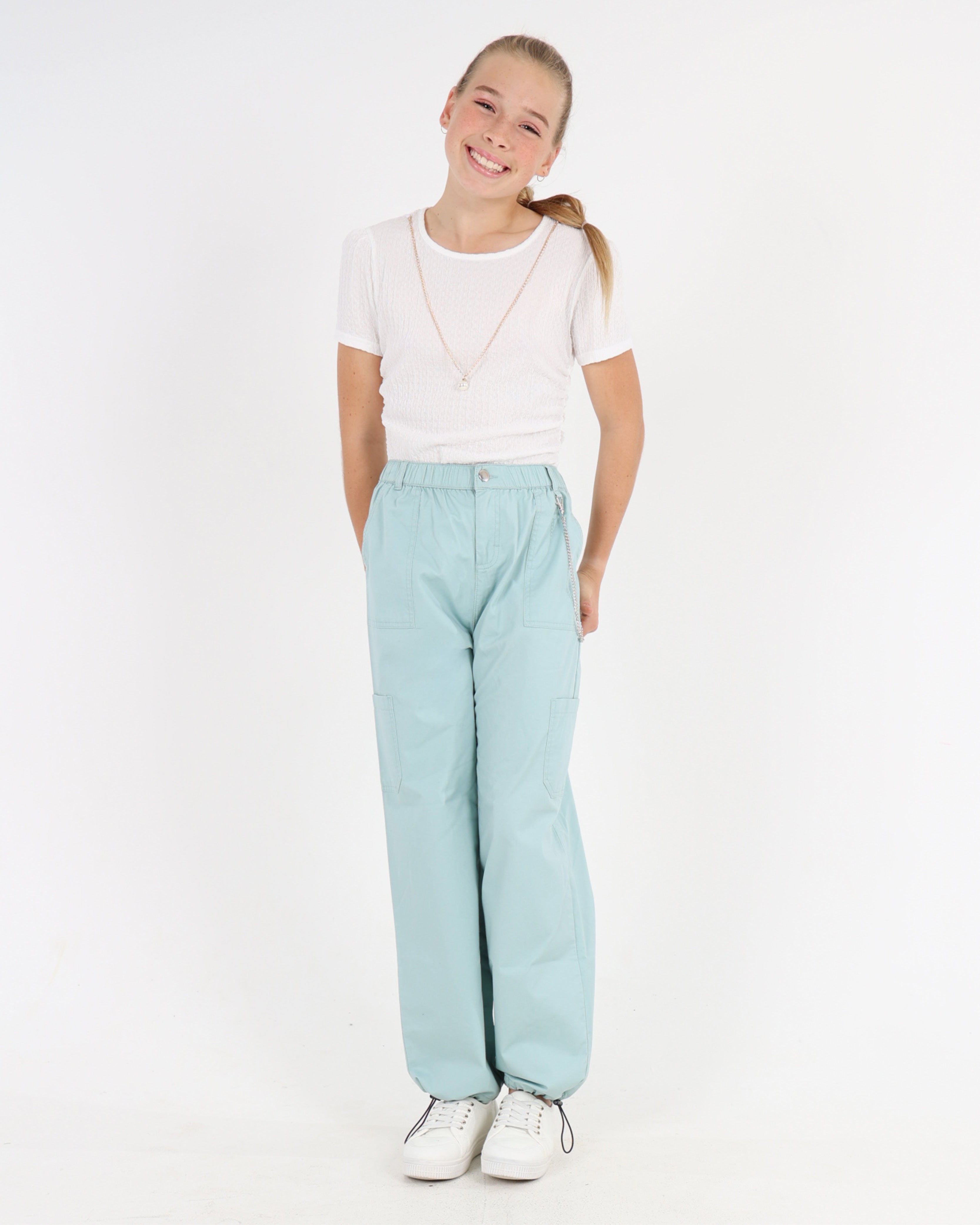 Chain Detail Mint Jogger