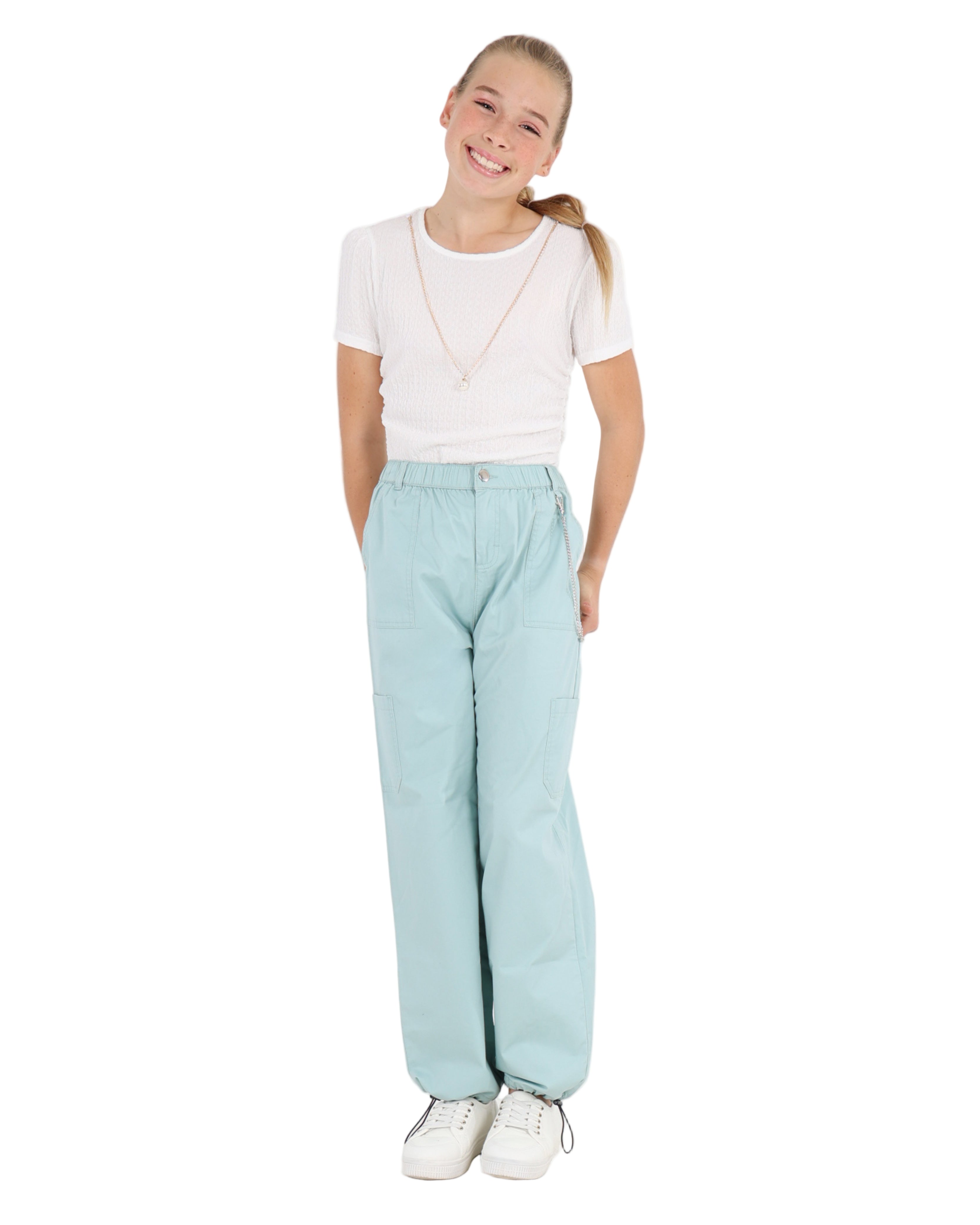 Chain Detail Mint Jogger