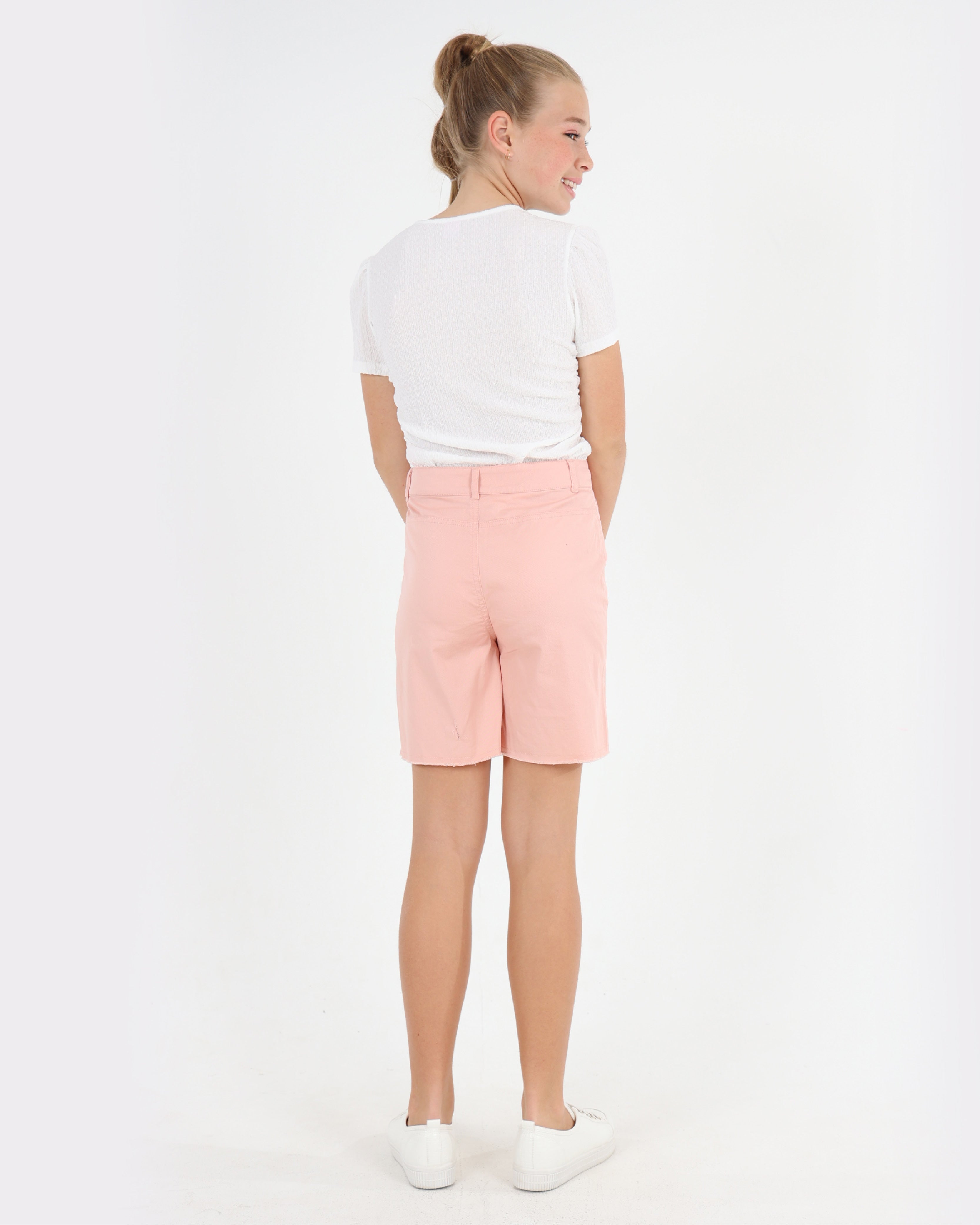 Five Pocket Cotton Stretch Bermuda Shorts
