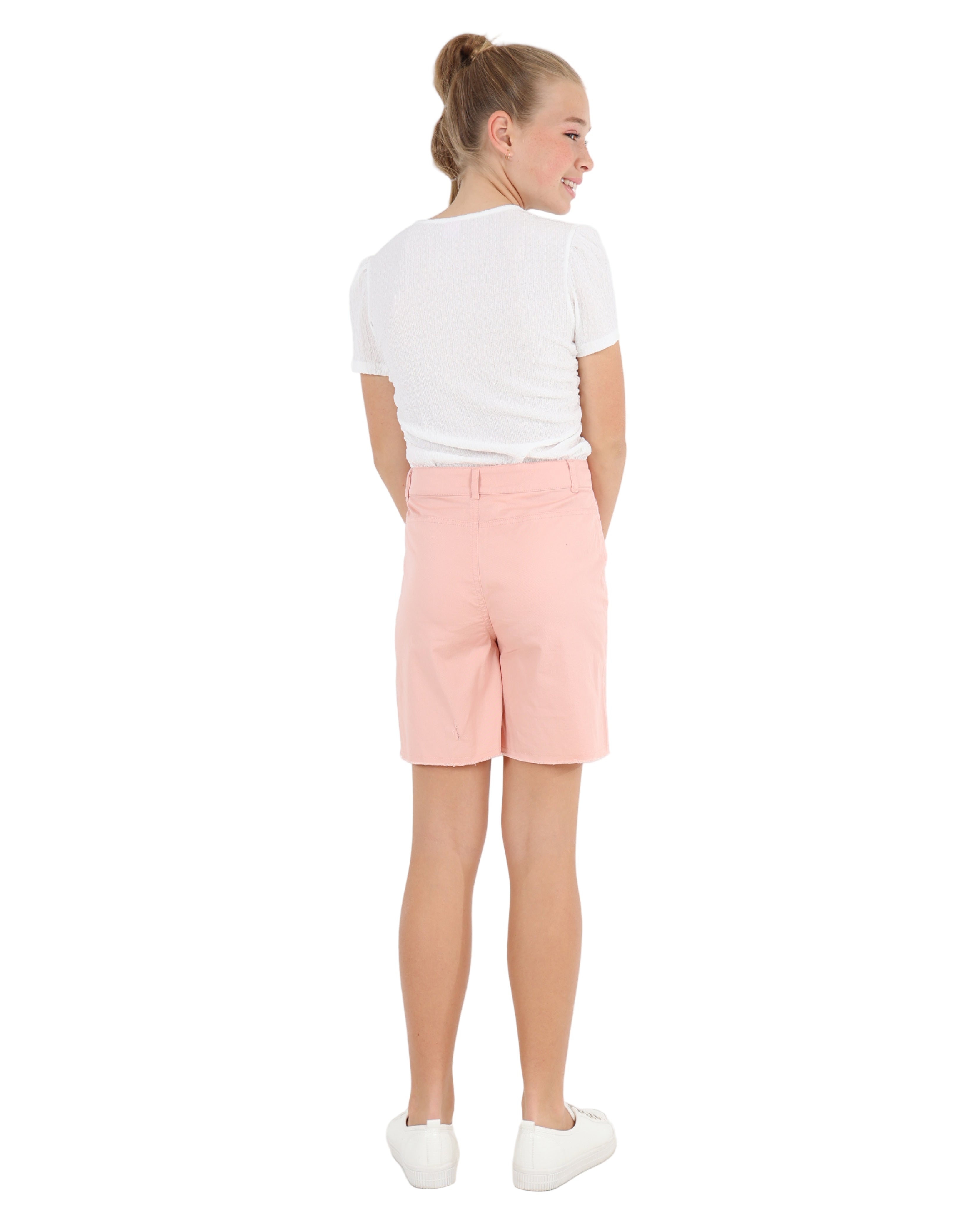 Five Pocket Cotton Stretch Bermuda Shorts