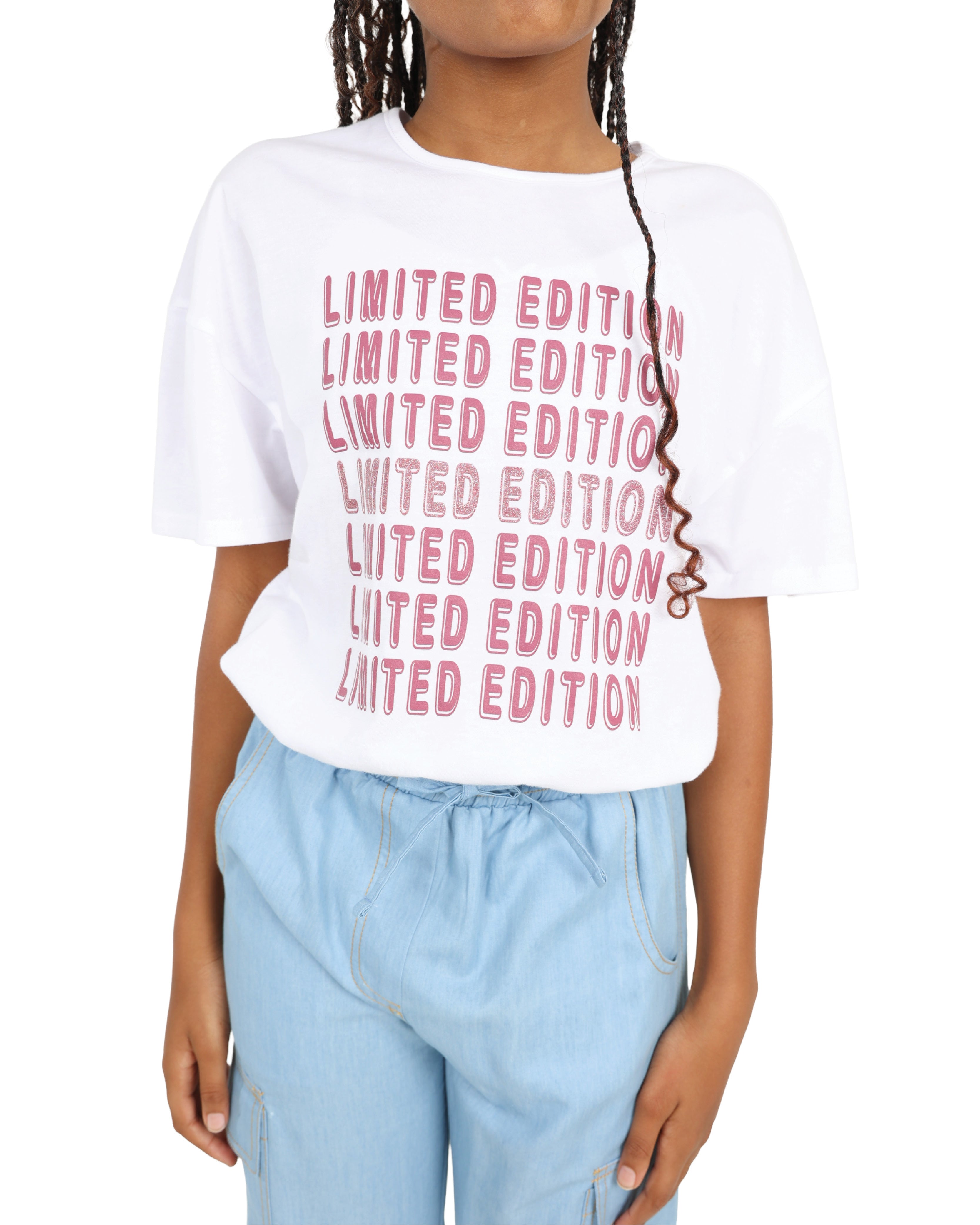 Oversized "Limited Edition" Short Sleeve T-Shirt