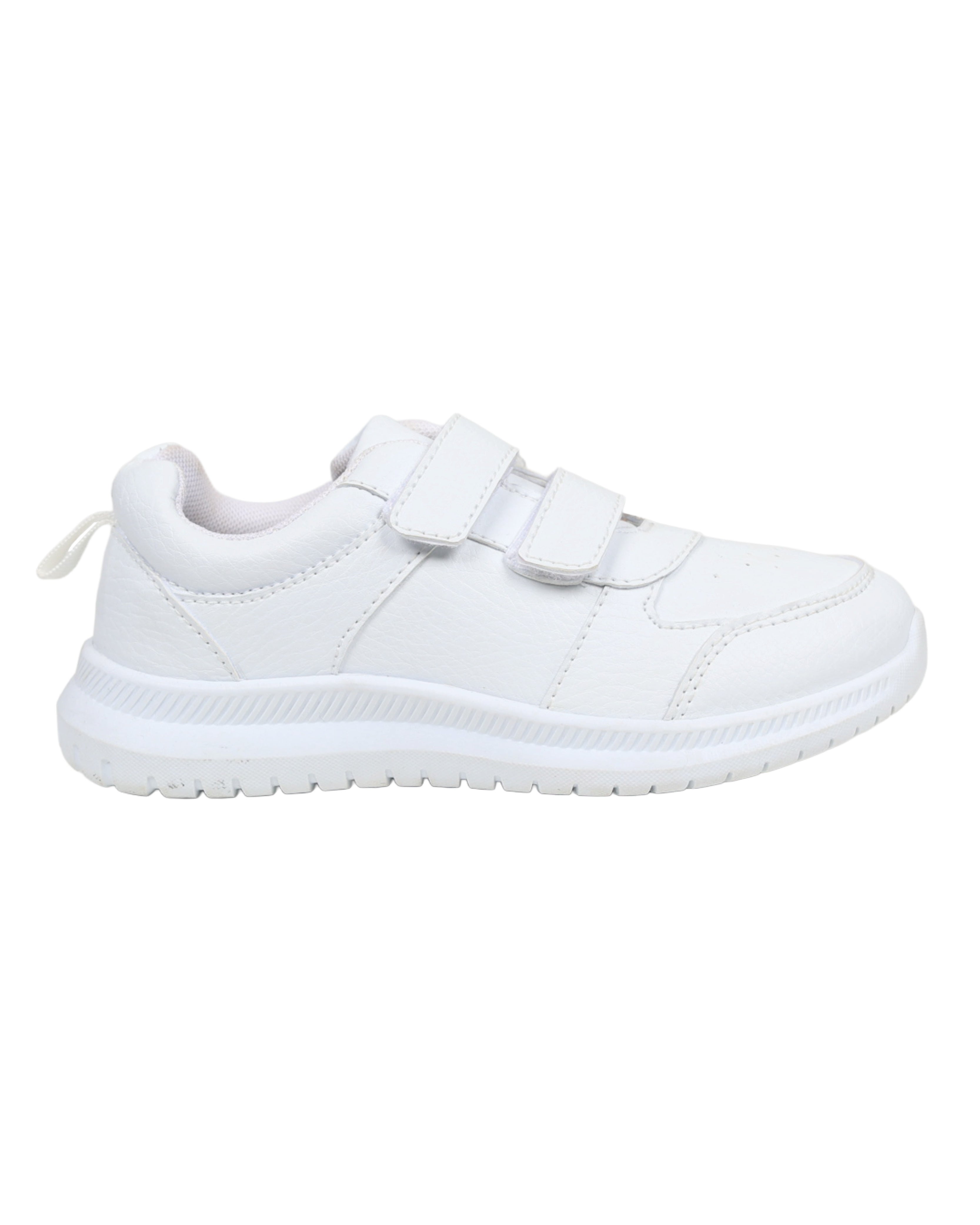 Boys Basic White Velco Trainers