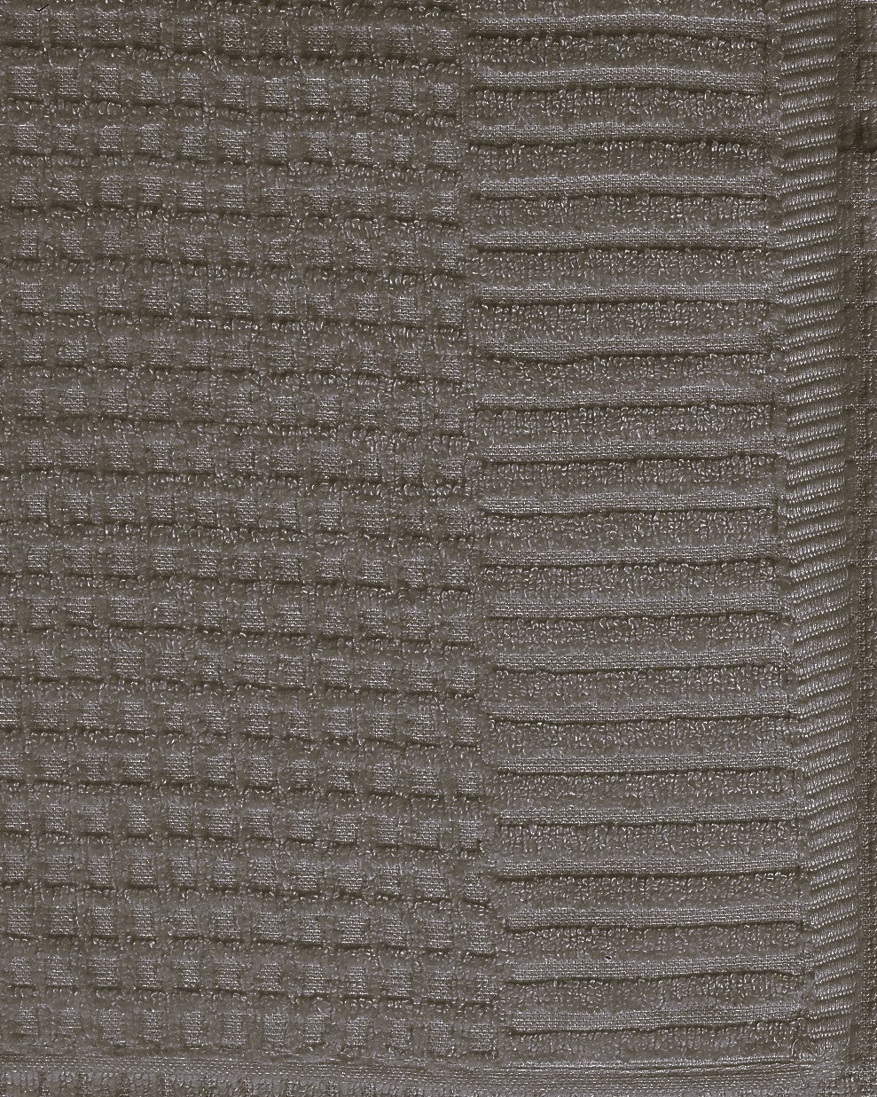 Charcoal Waffle Cotton Face Cloth