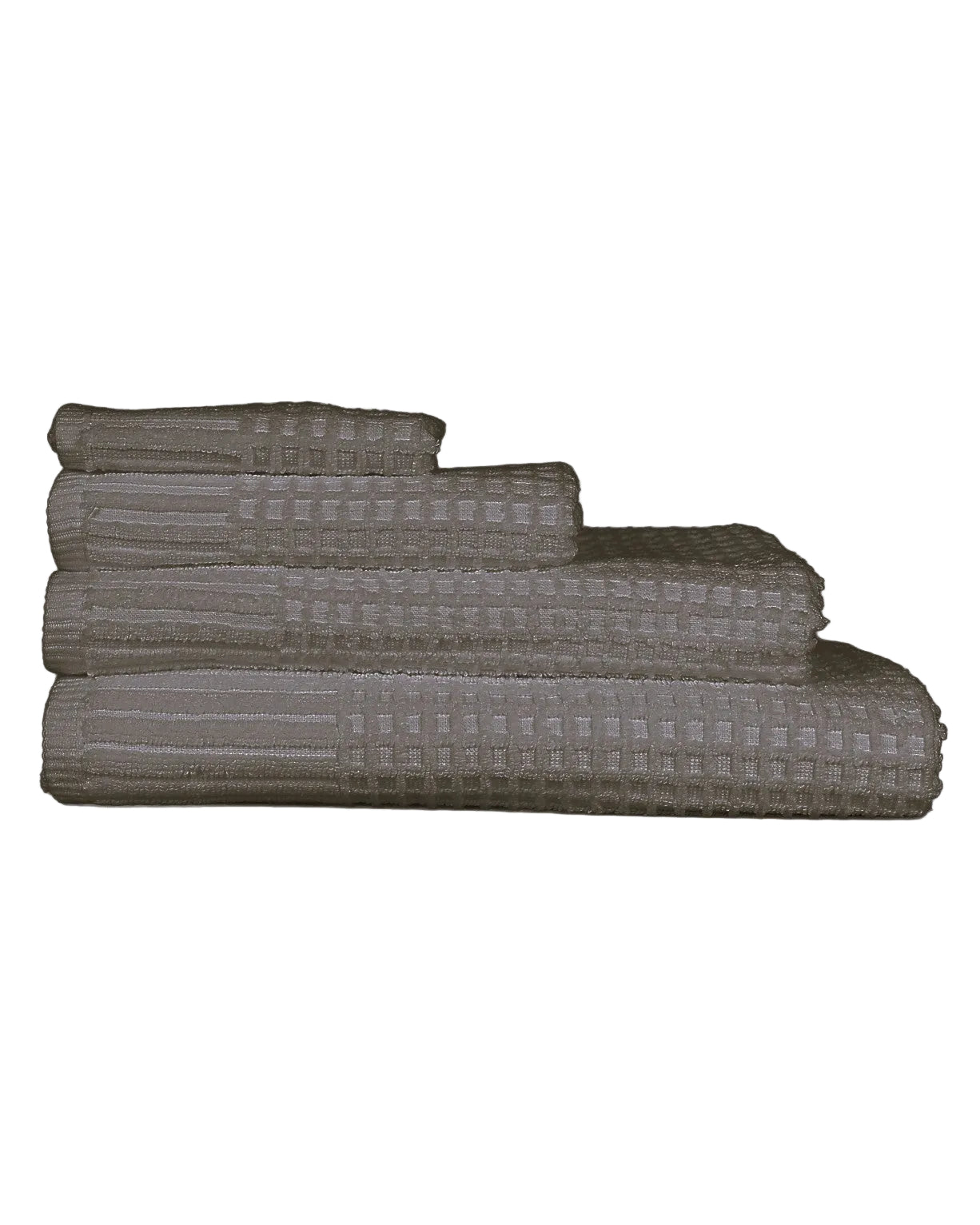 Charcoal Waffle Cotton Guest Towel