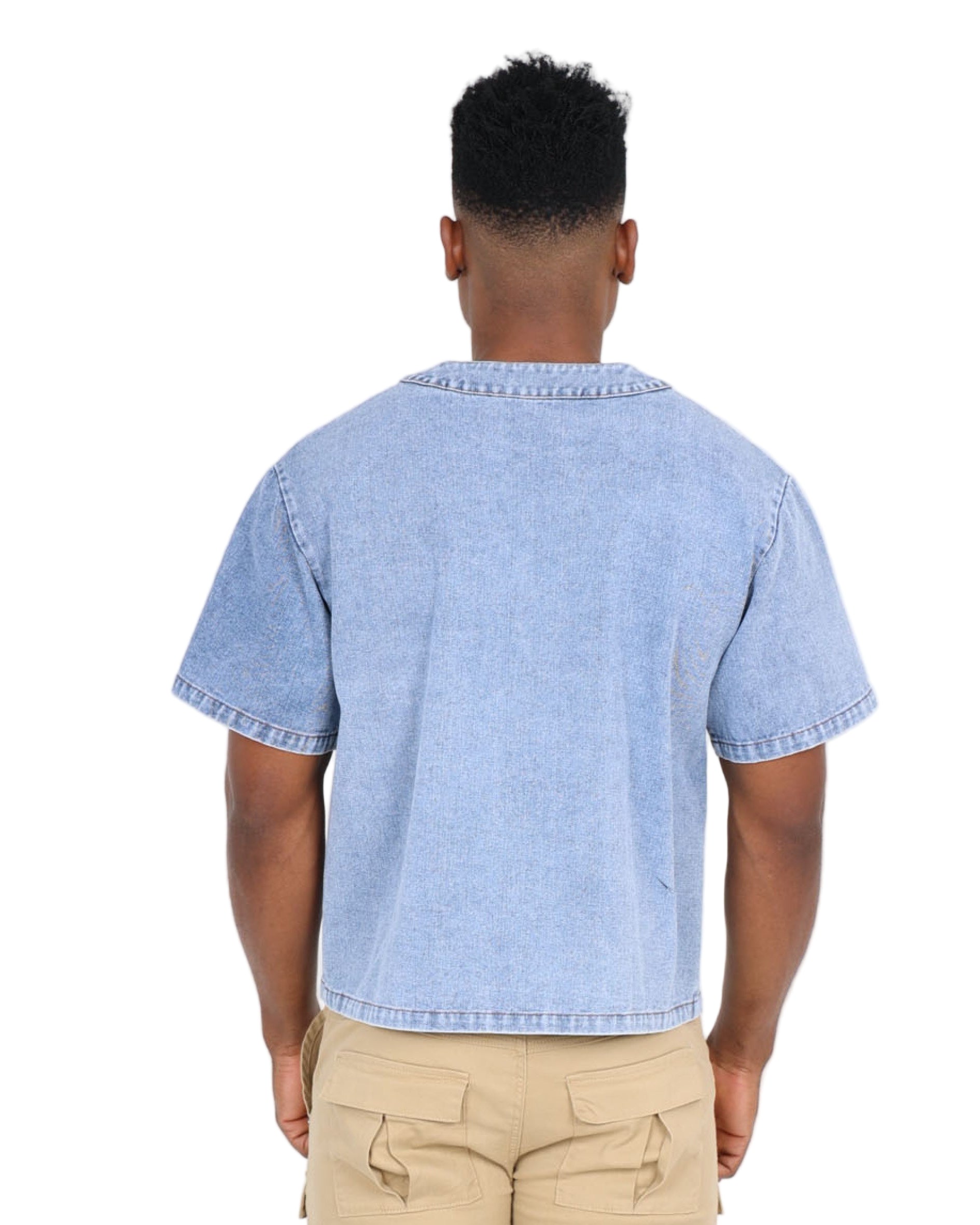 Funk Indigo Denim Baseball Shirt