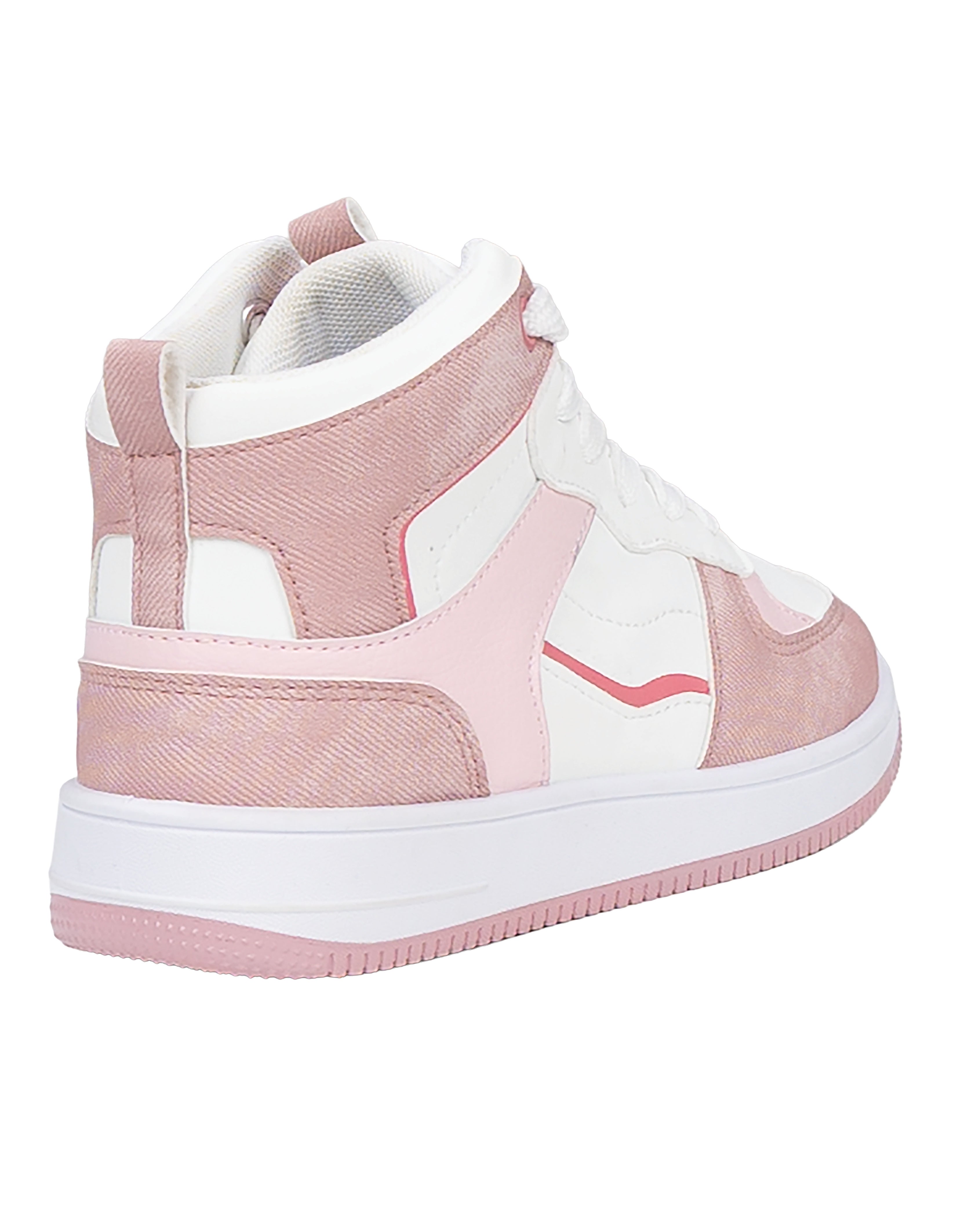 Girls Colour Block High Top Sneakers