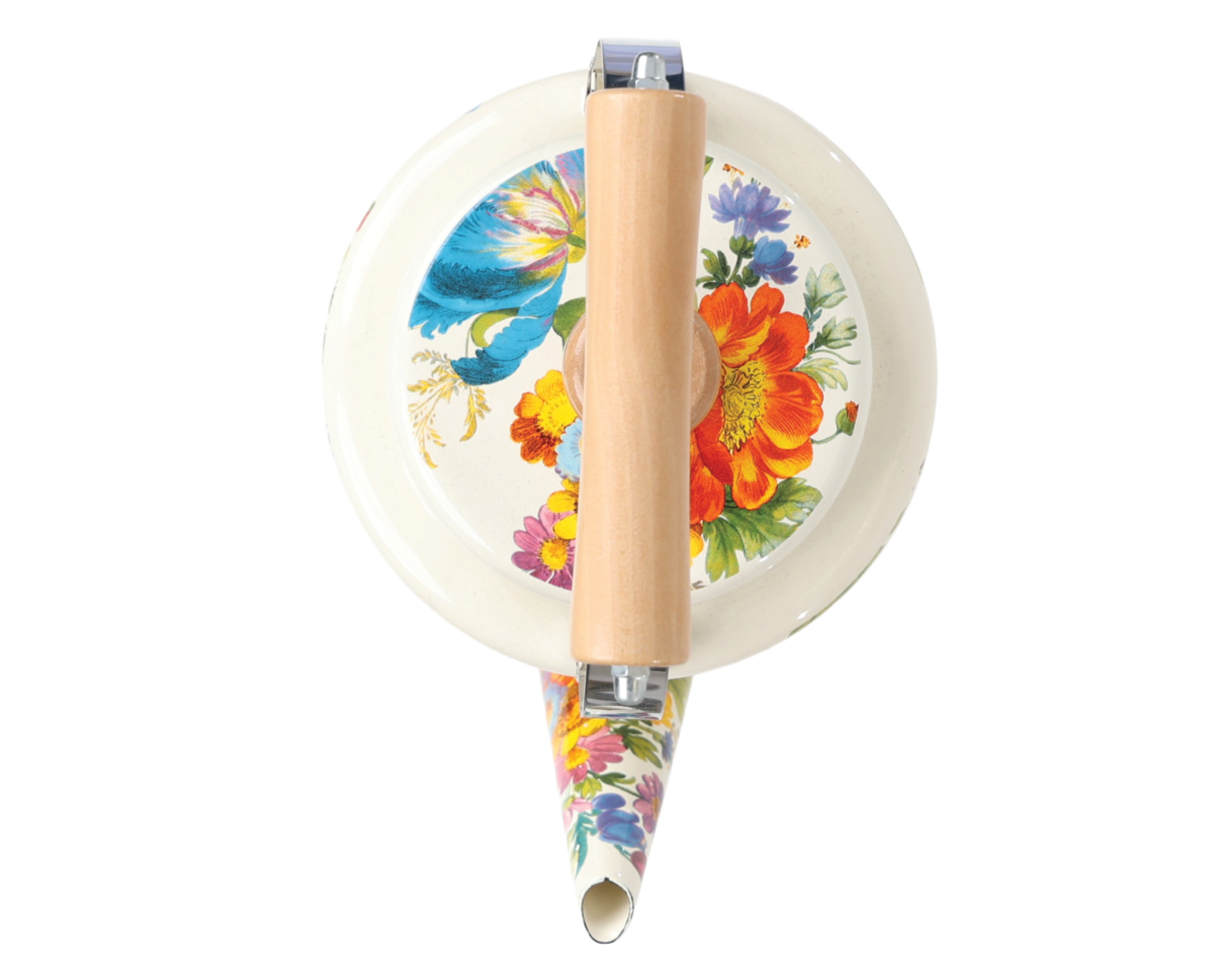 Retro Floral 2L Stove Top Kettle