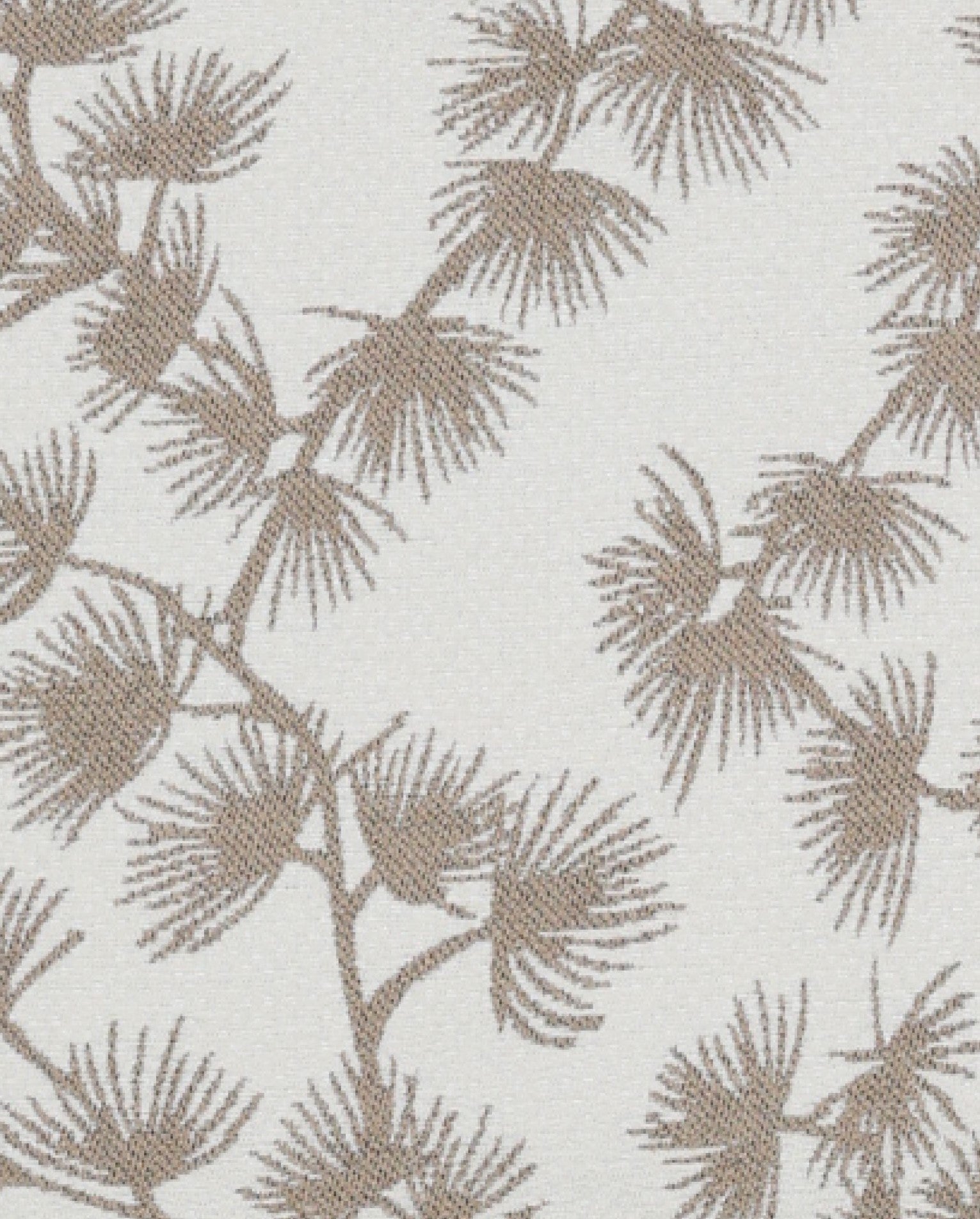 Natural Bottle Brush Print Scatter Cushion