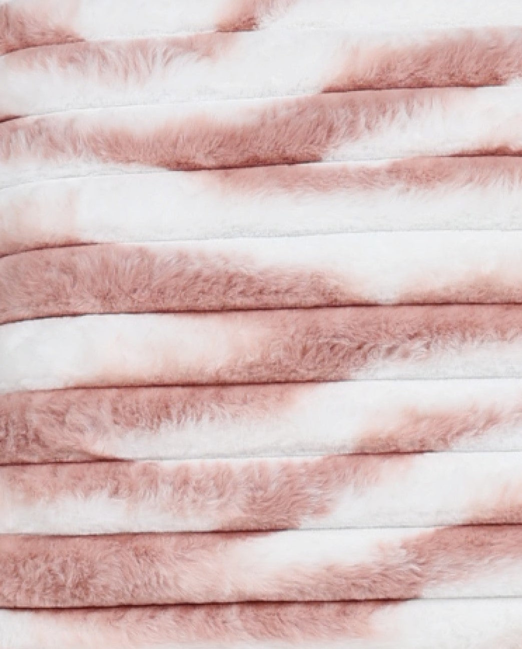 Pink Glacier Fur Scatter Cushion