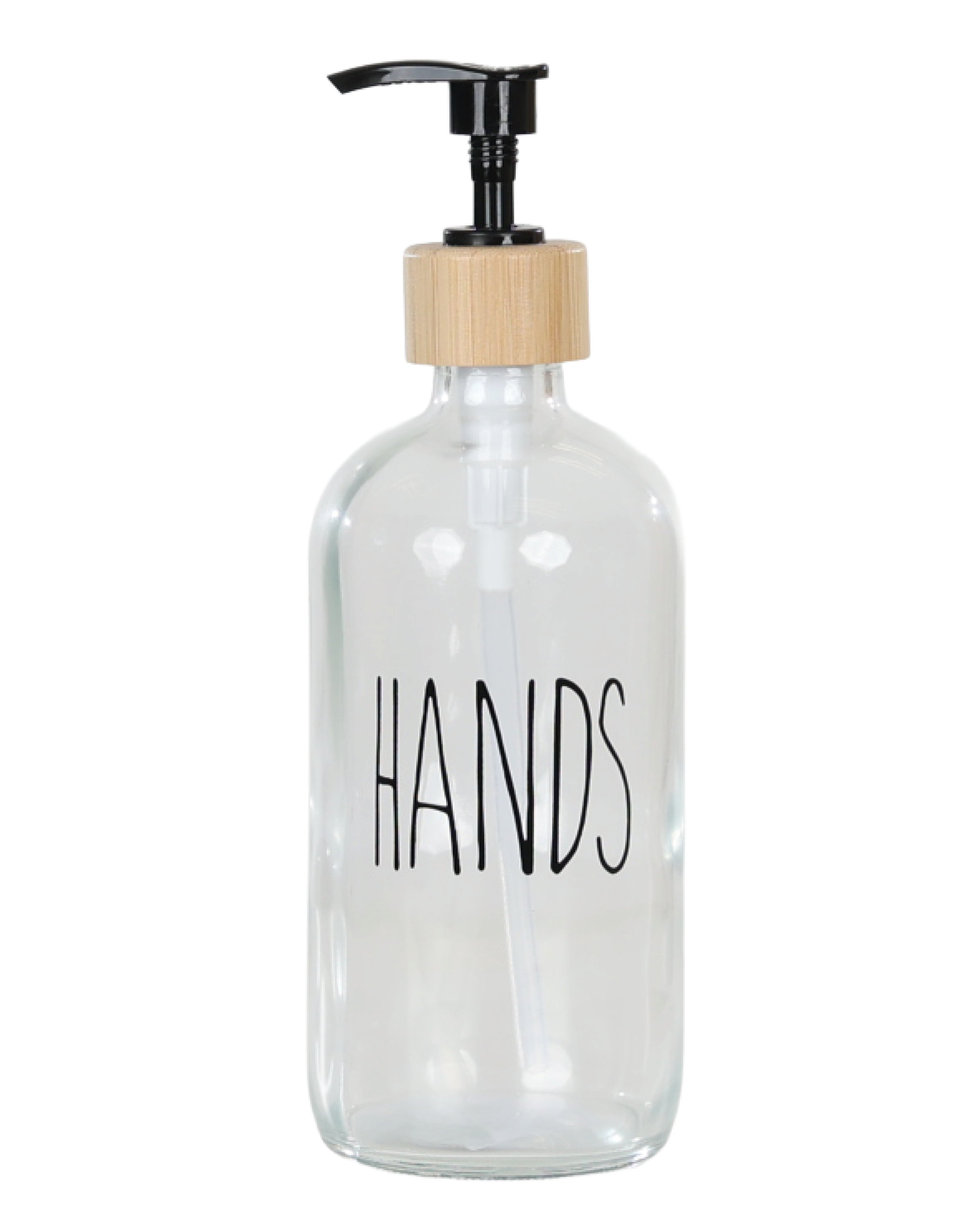 Clear Glass Hand Soap Dispenser 500ml