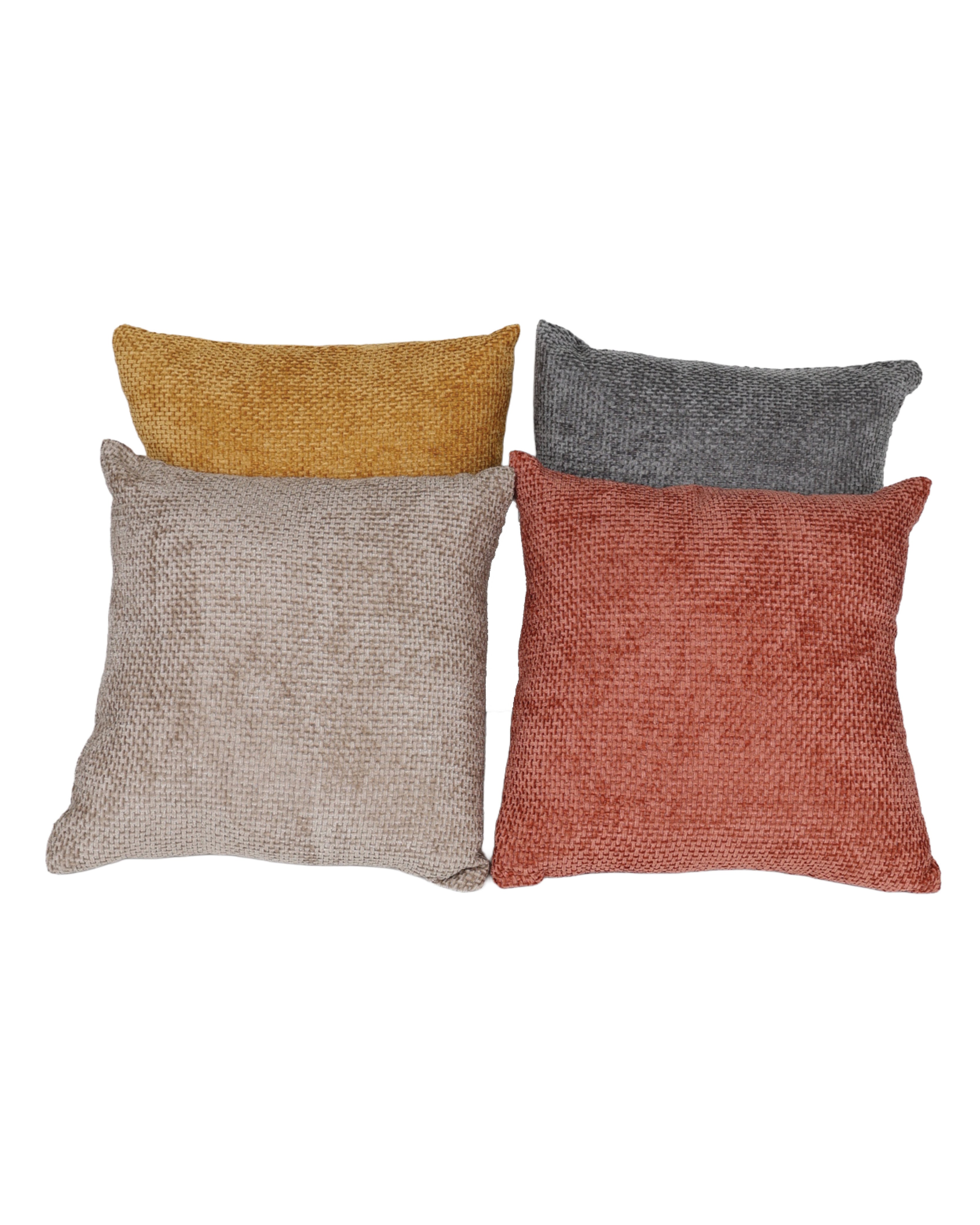 Beige Chunky Textured Scatter Cushion