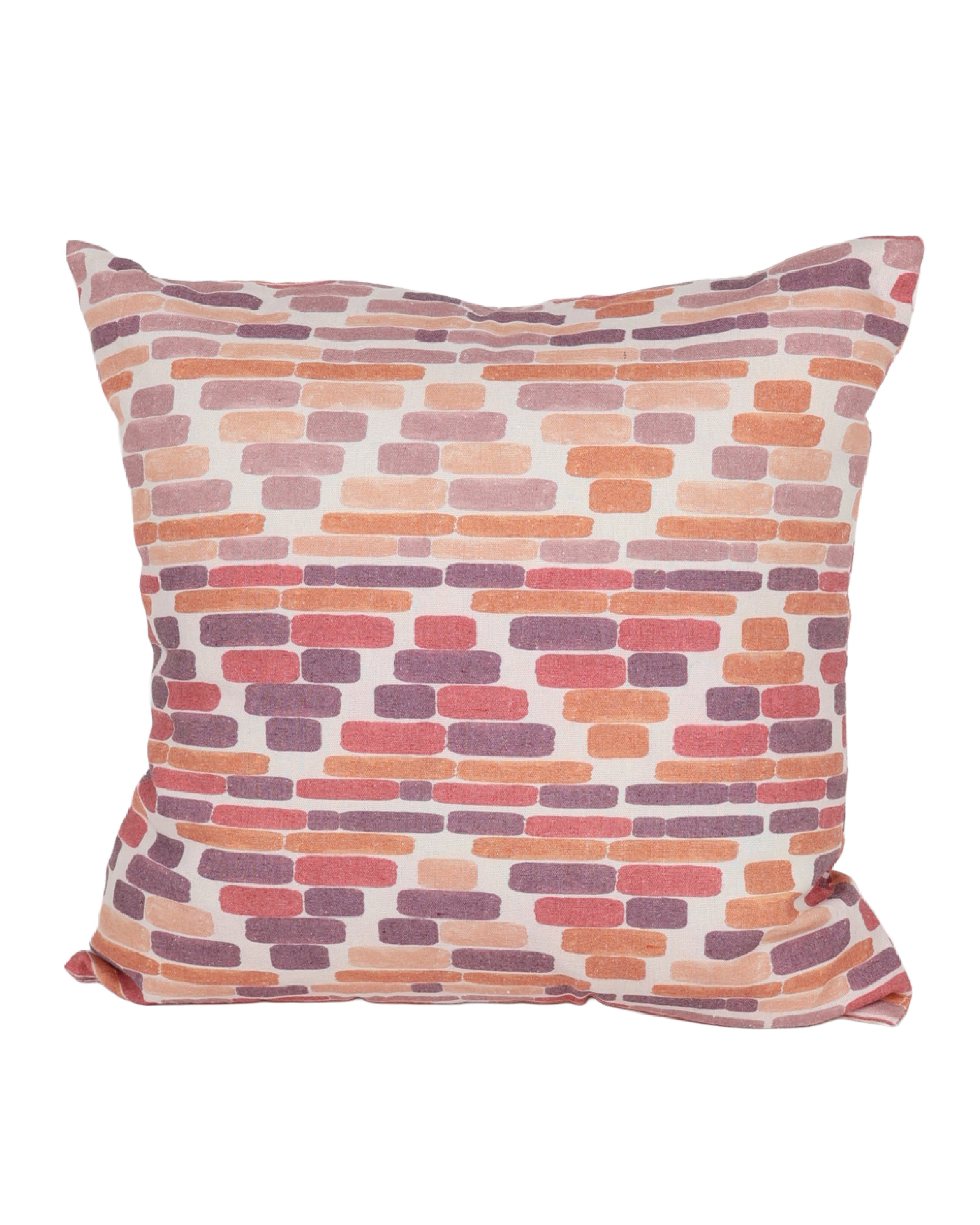 Geometric Brick Print Scatter Cushion