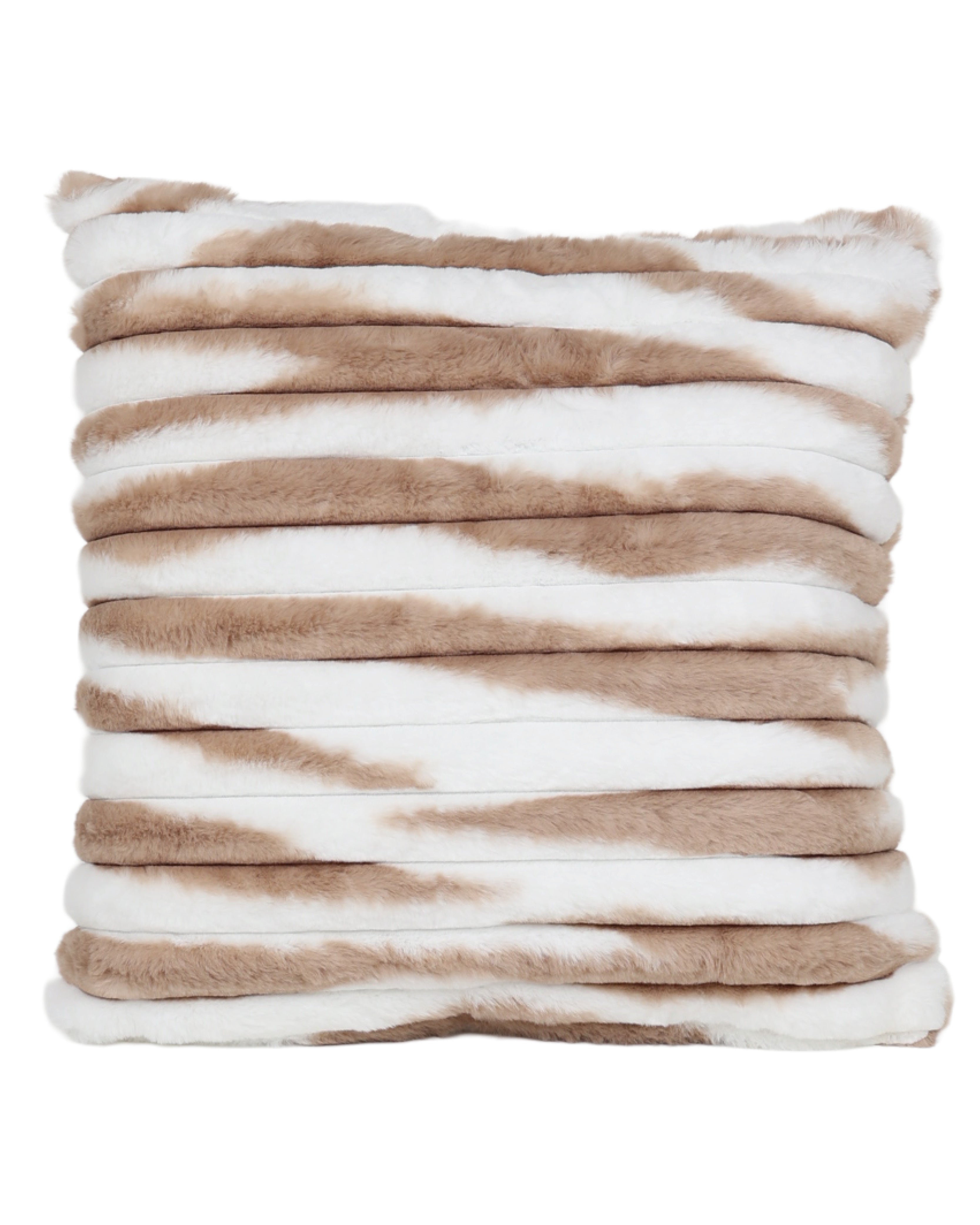 Natural Glacier Fur Scatter Cushion