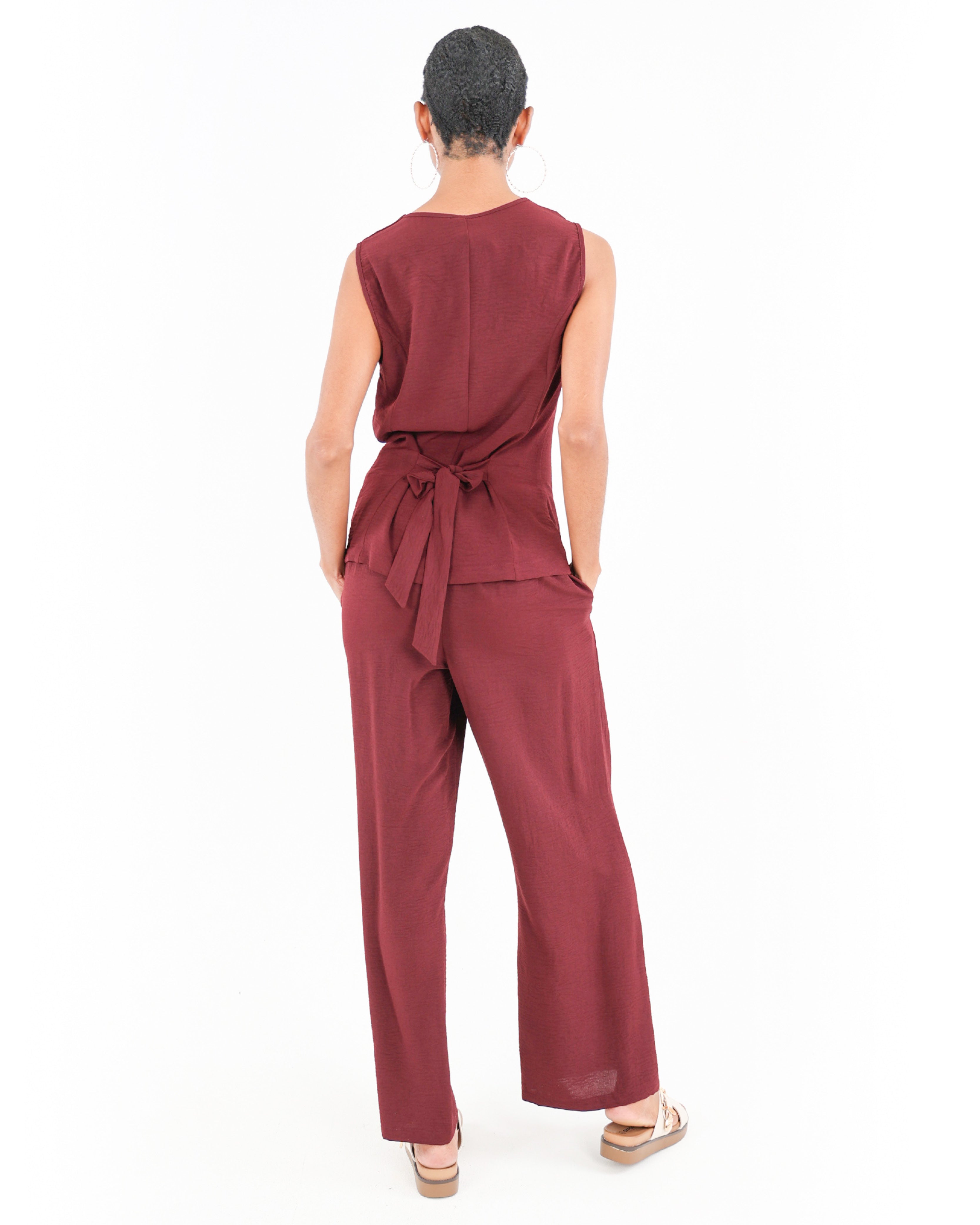 Sleeveless Button Up Waistcoat