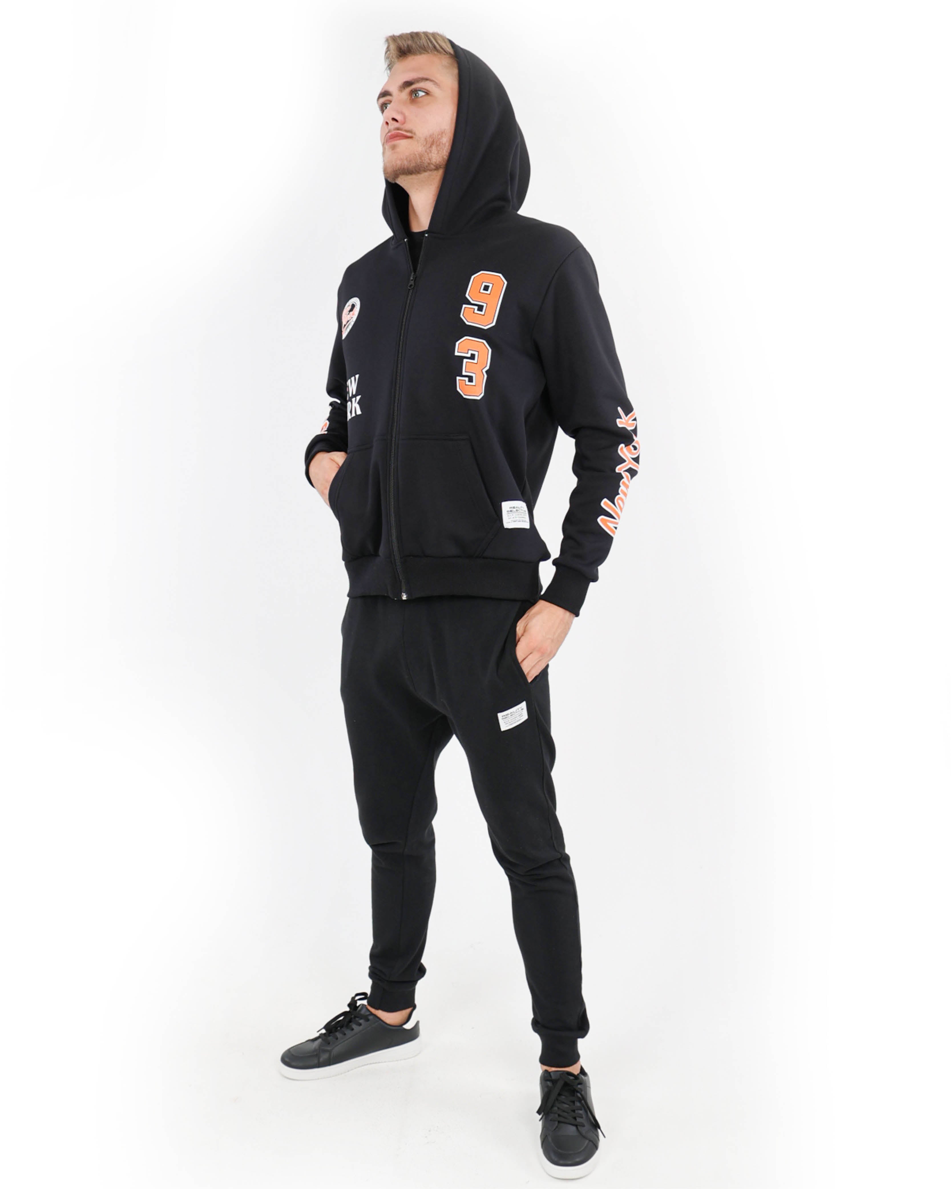 New York Zip-Up Baseball Hoodie