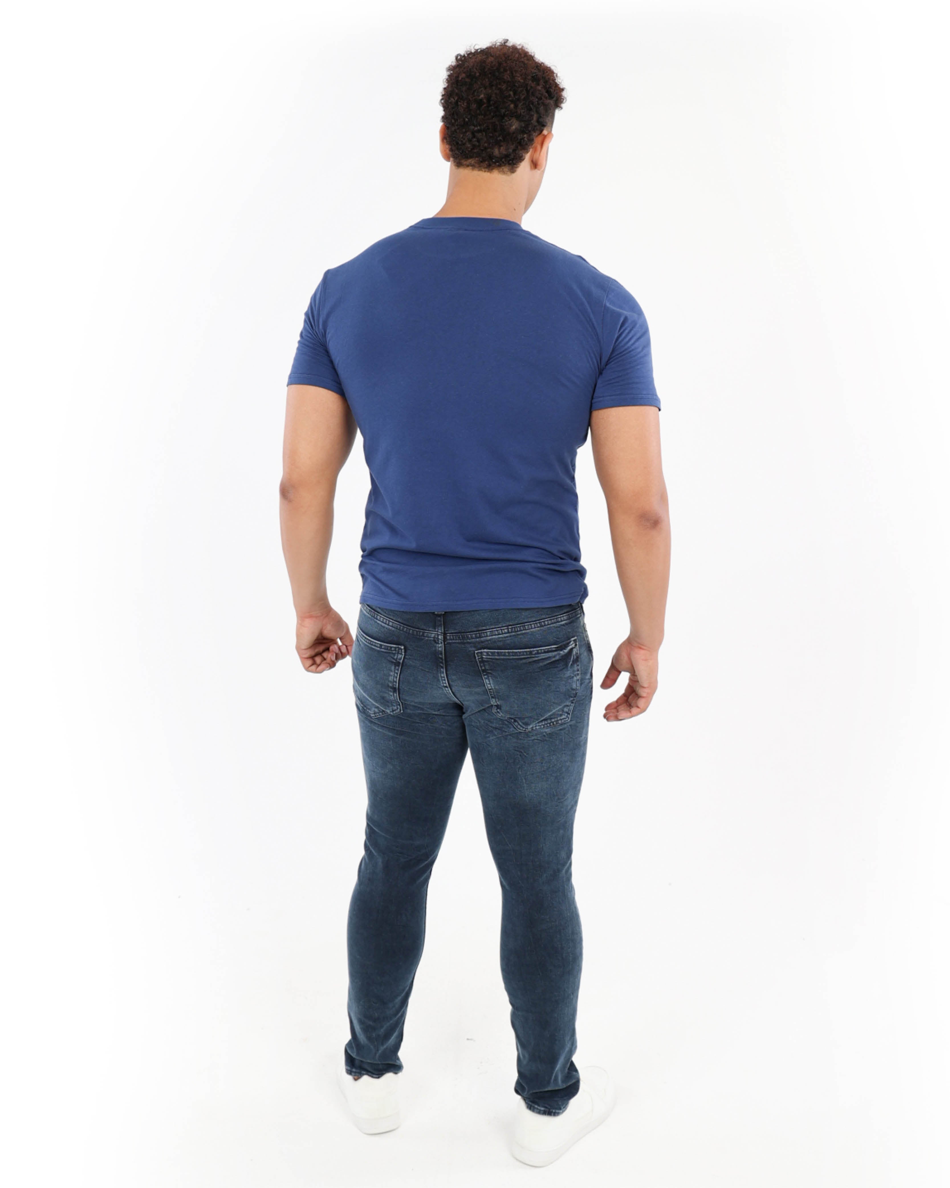 Blue Grey Skinny Jeans