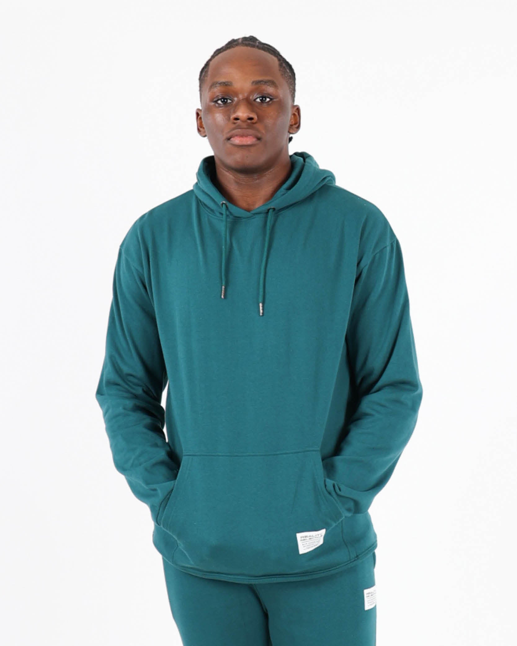 Teal Fleece Active Hoodie