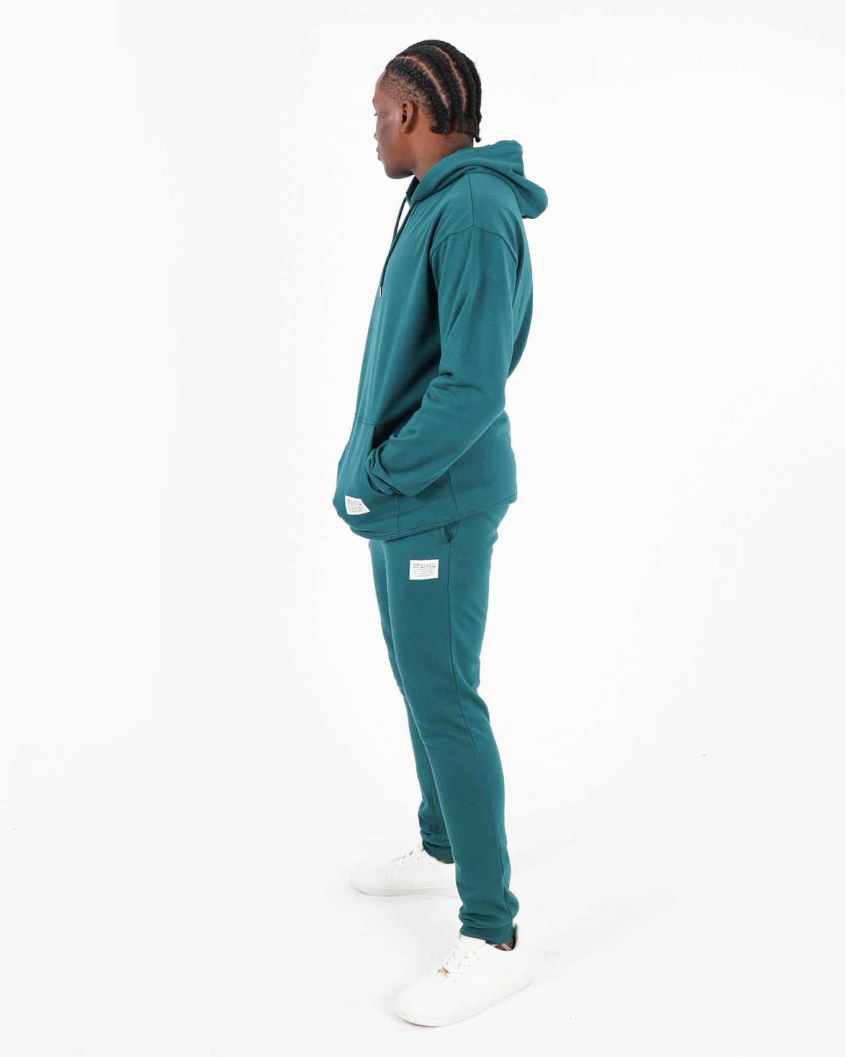 Teal Fleece Active Joggers