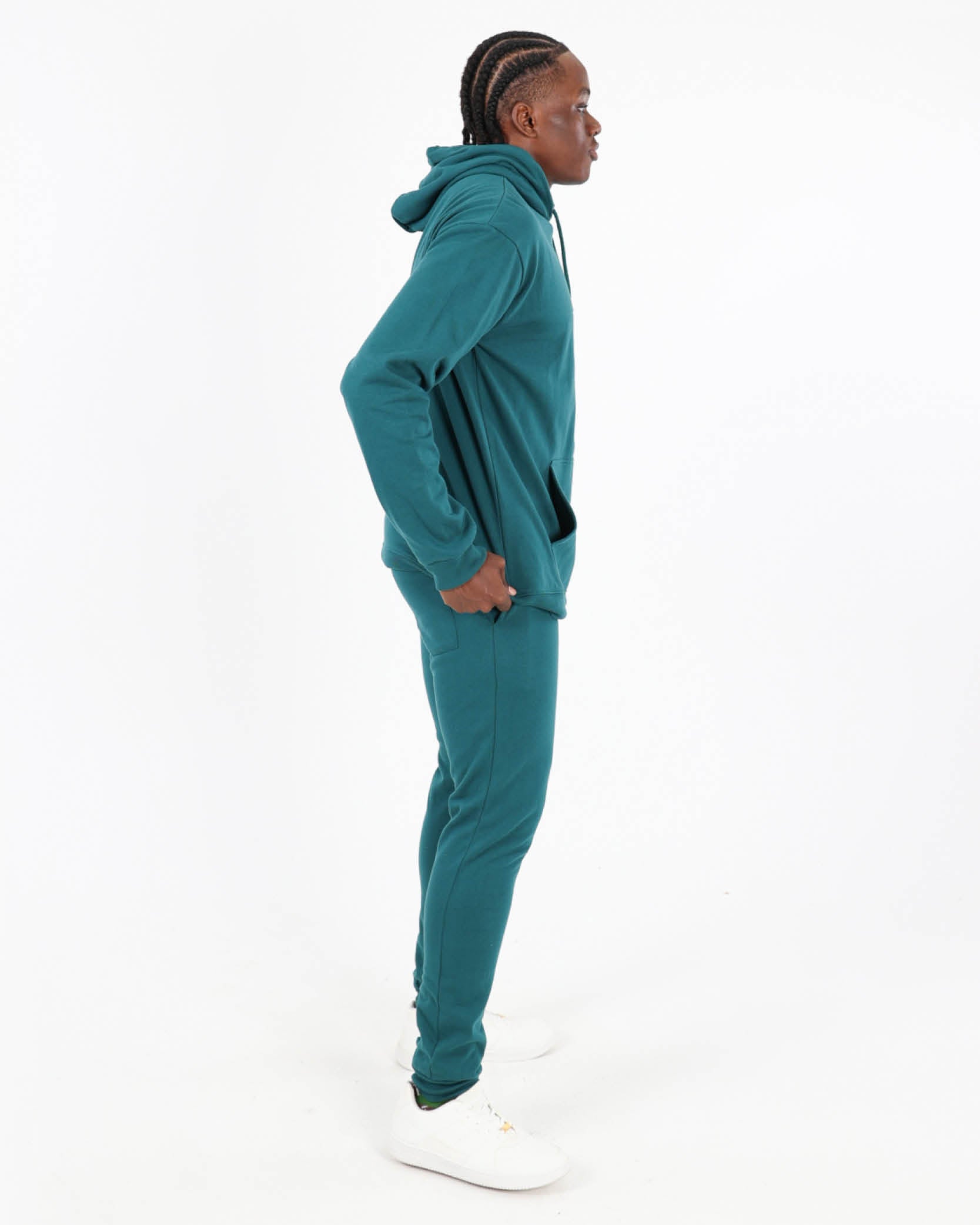 Teal Fleece Active Joggers