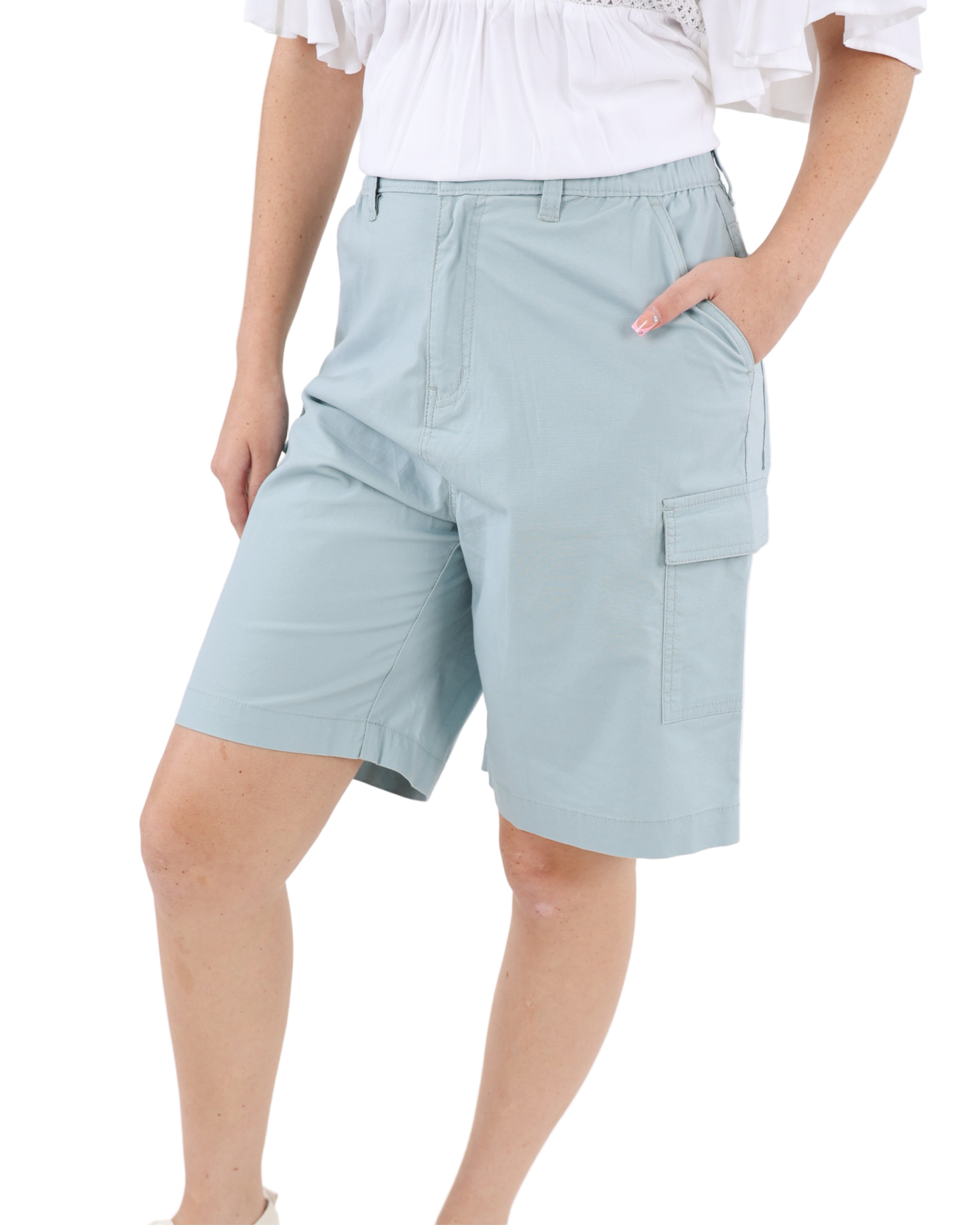 Utility Bermuda Shorts