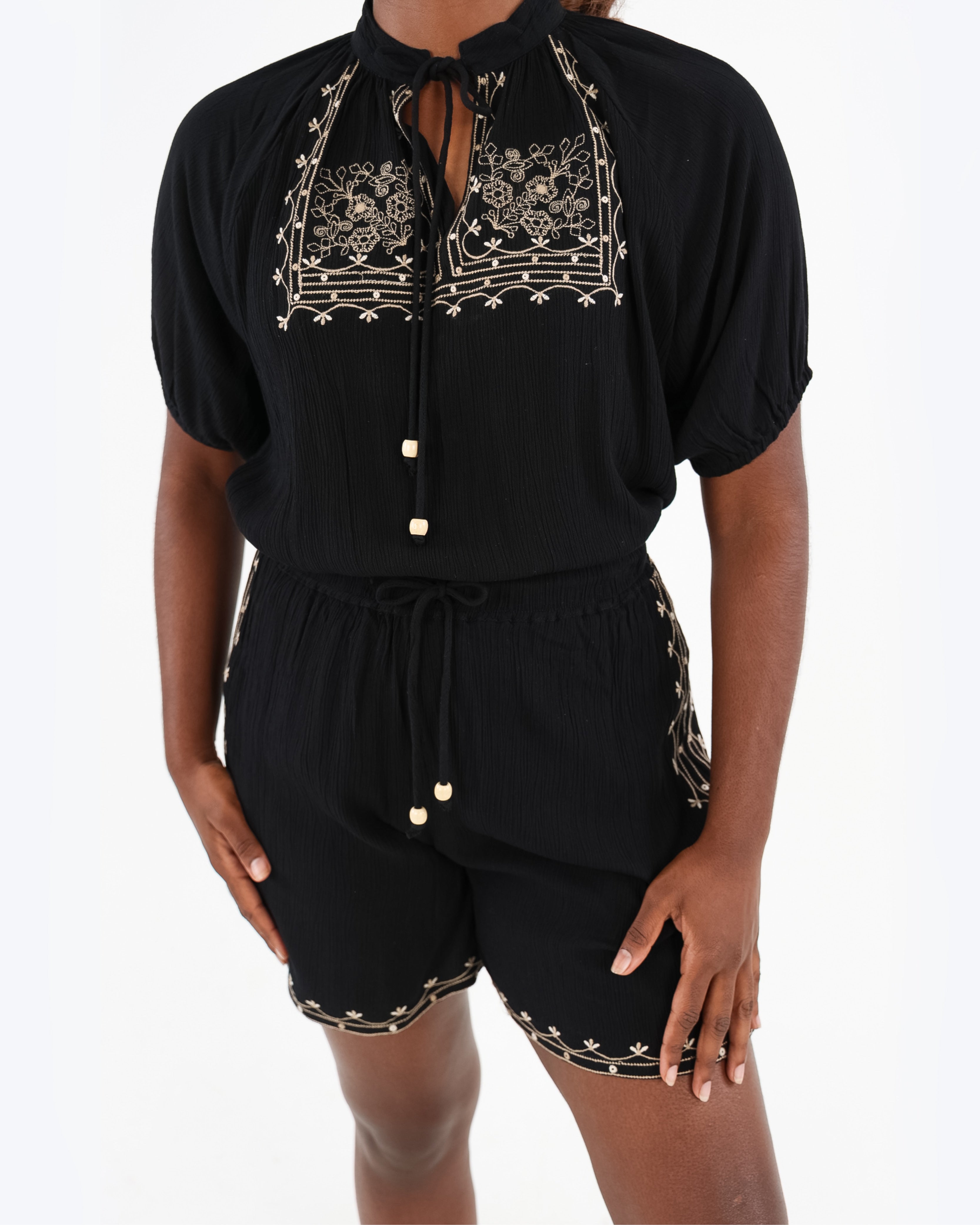 Embroidered Shorts