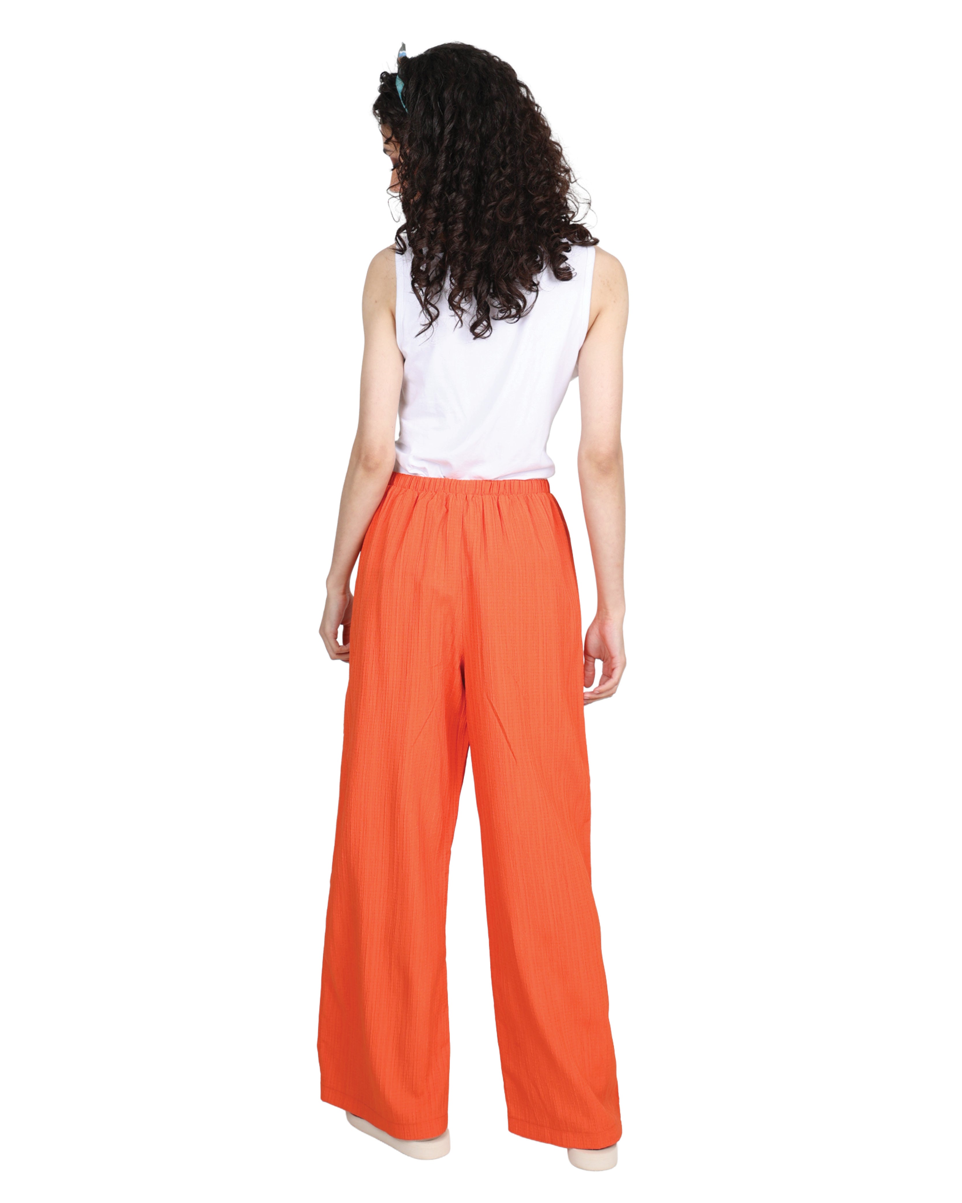 Textured Elasticated Pants