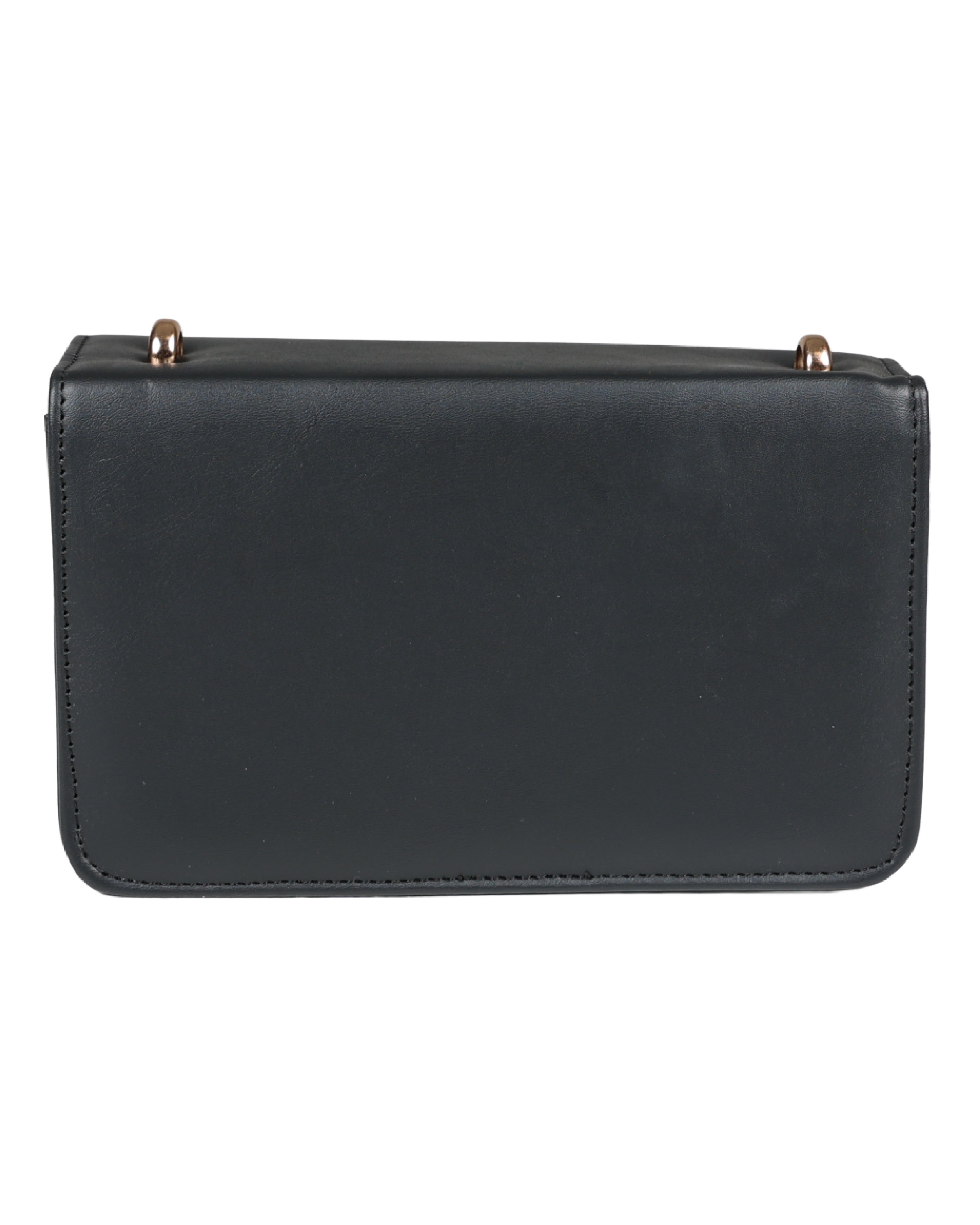 Geometric Print Broad Strap Crossbody Bag