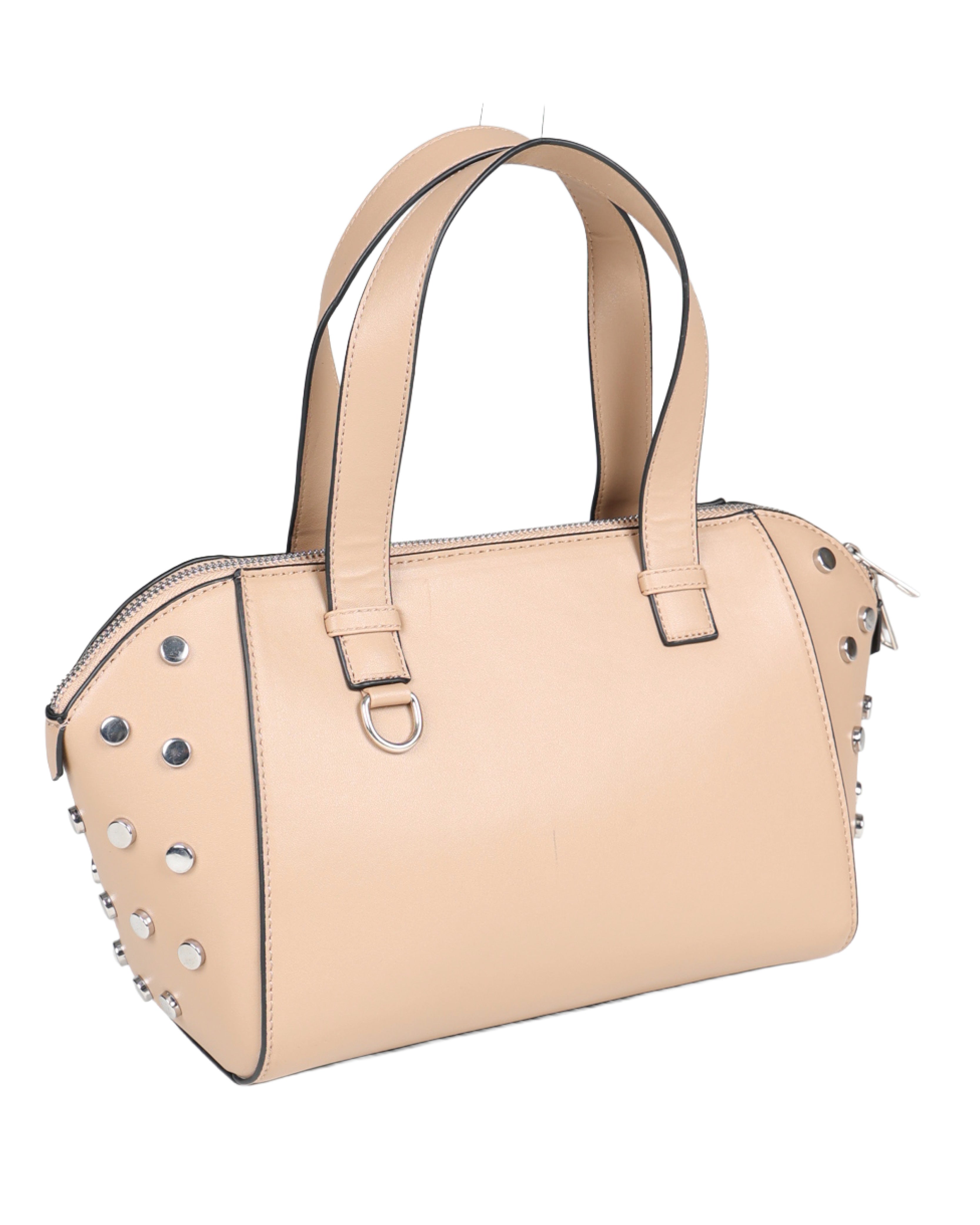 Taupe Studded Handbag
