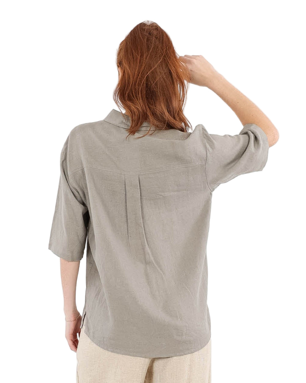 The Margaux Air Spun Cotton Double Pocket Shirt