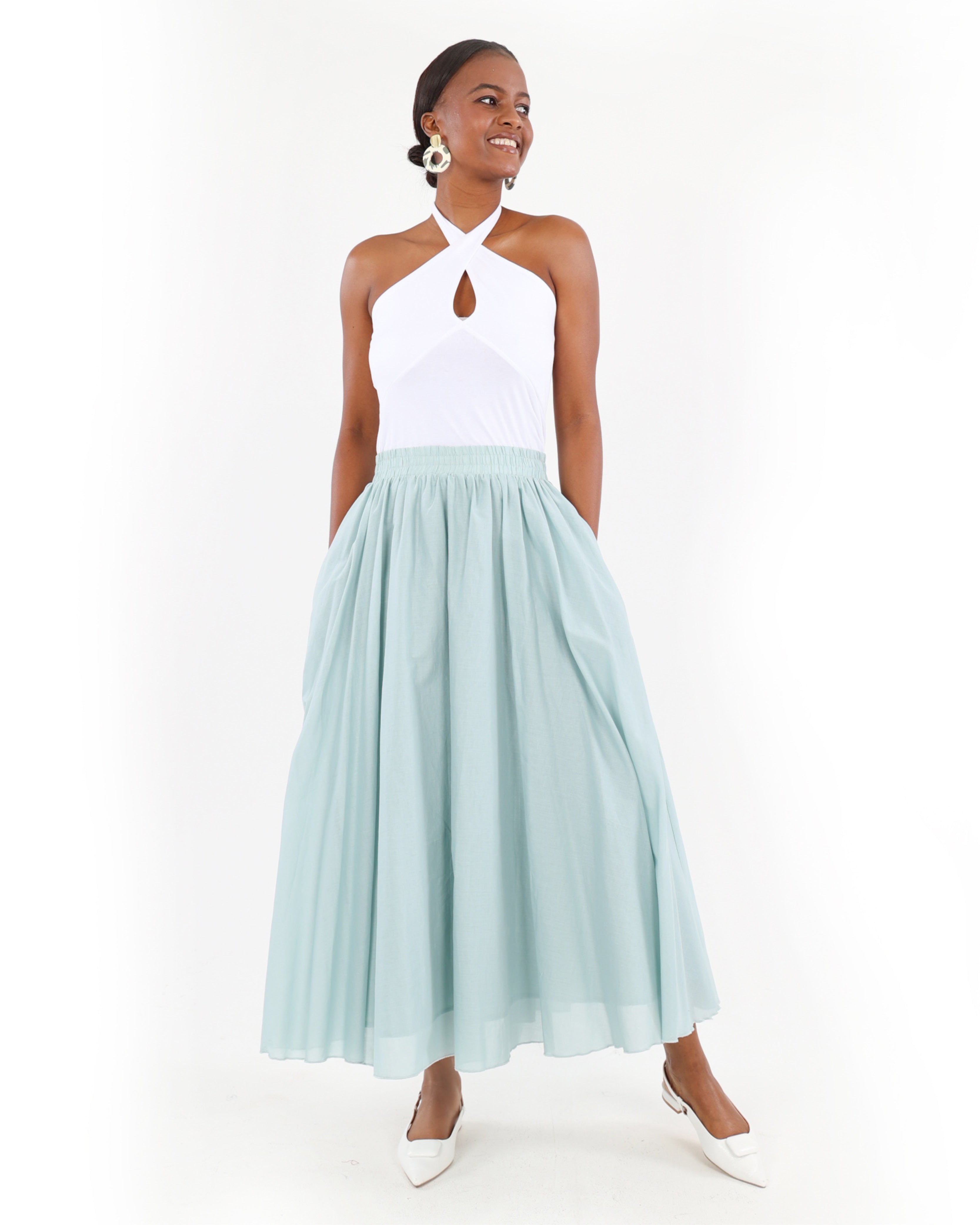 Cotton Voile Circle Skirt
