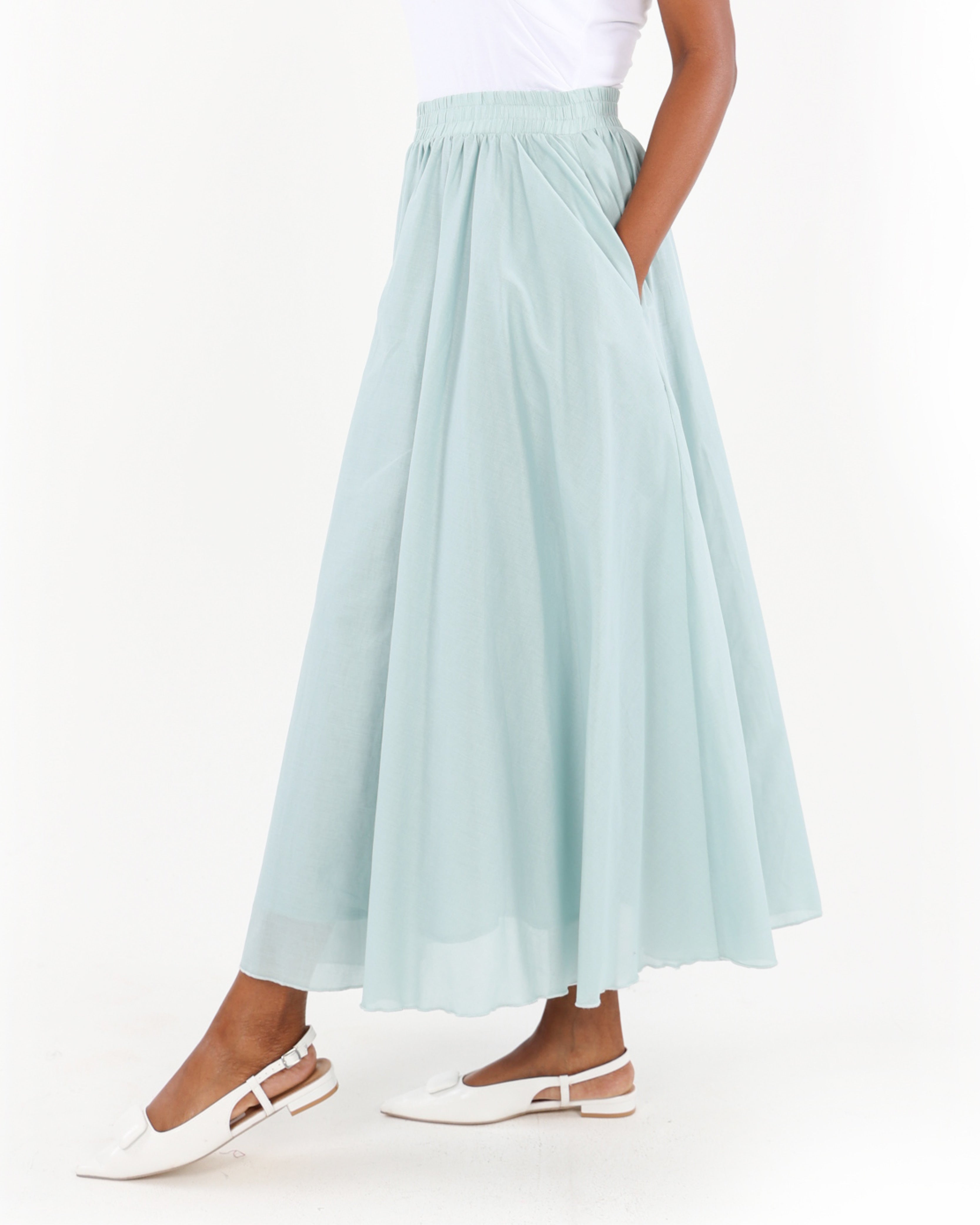 Cotton Voile Circle Skirt