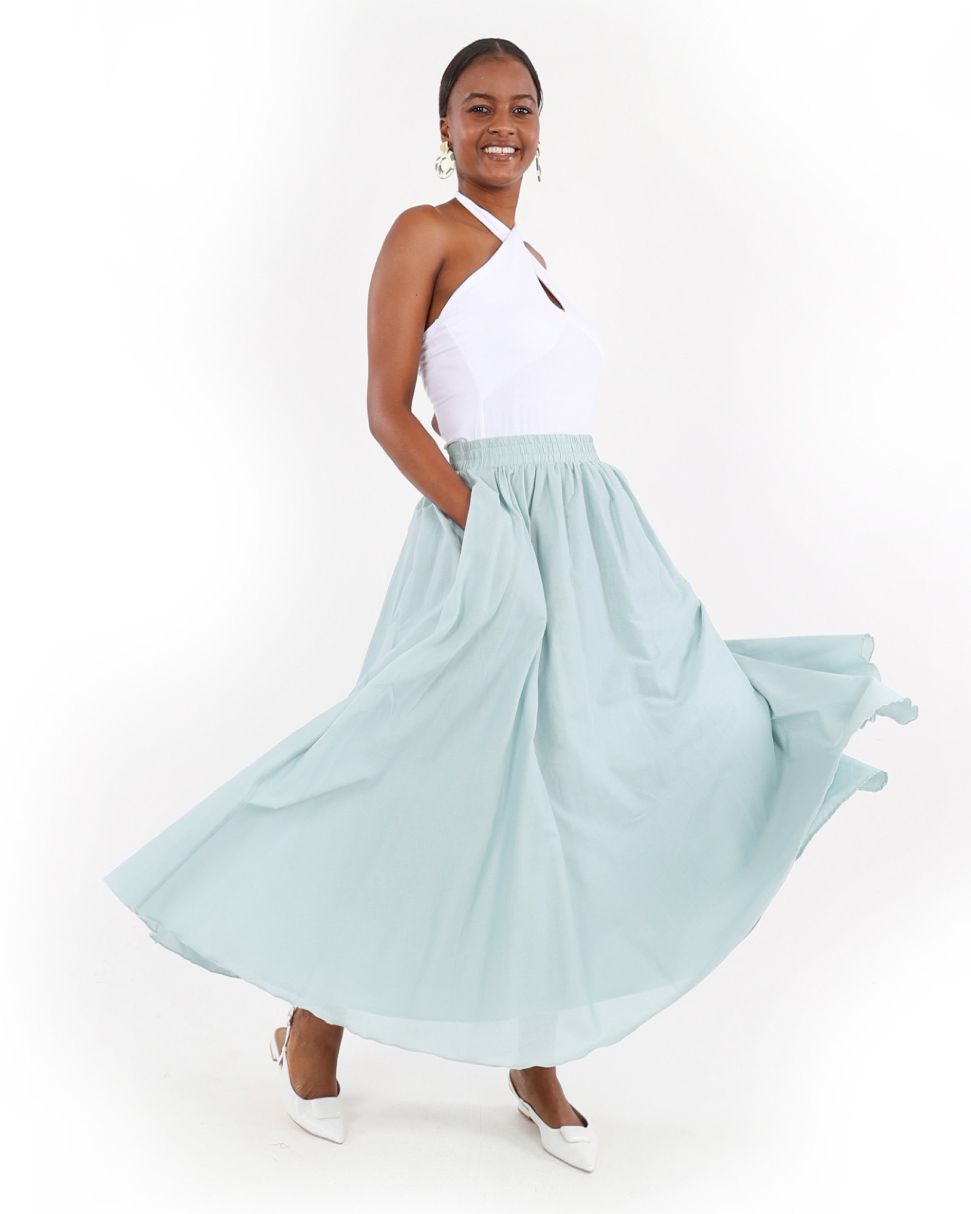 Cotton Voile Circle Skirt